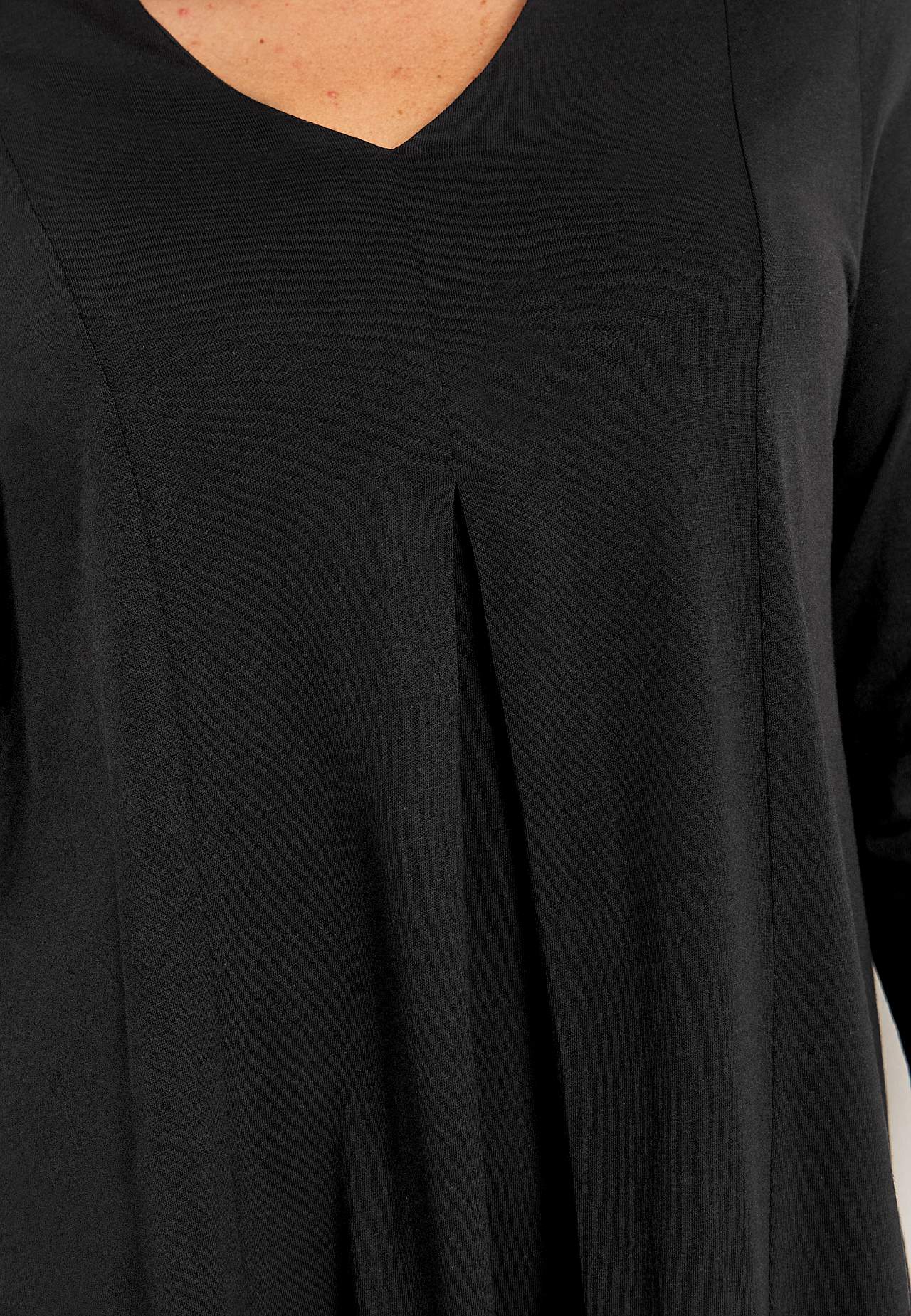 Jerseytunika med krøllet detalj
