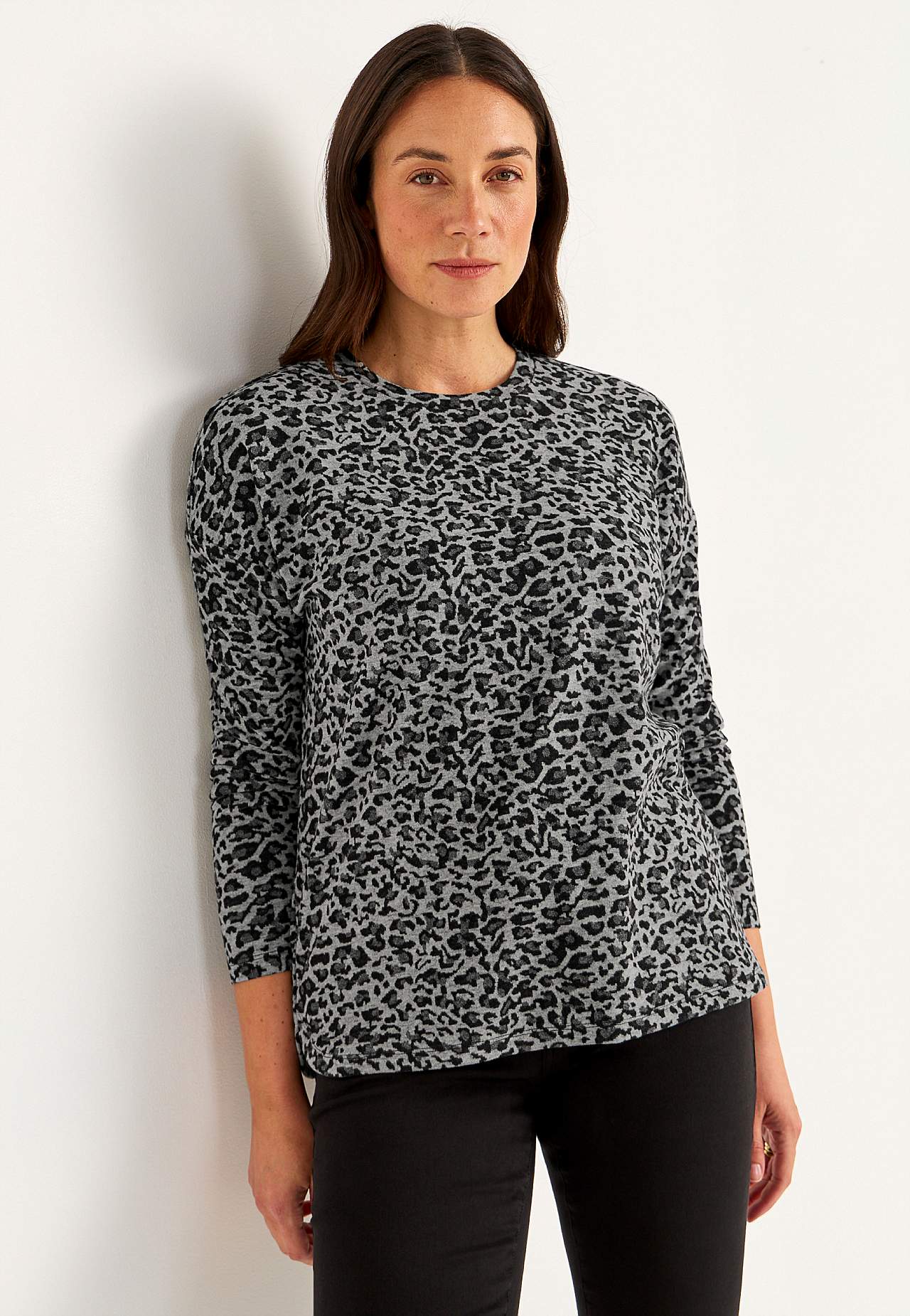 Supermyk, langermet jerseytopp