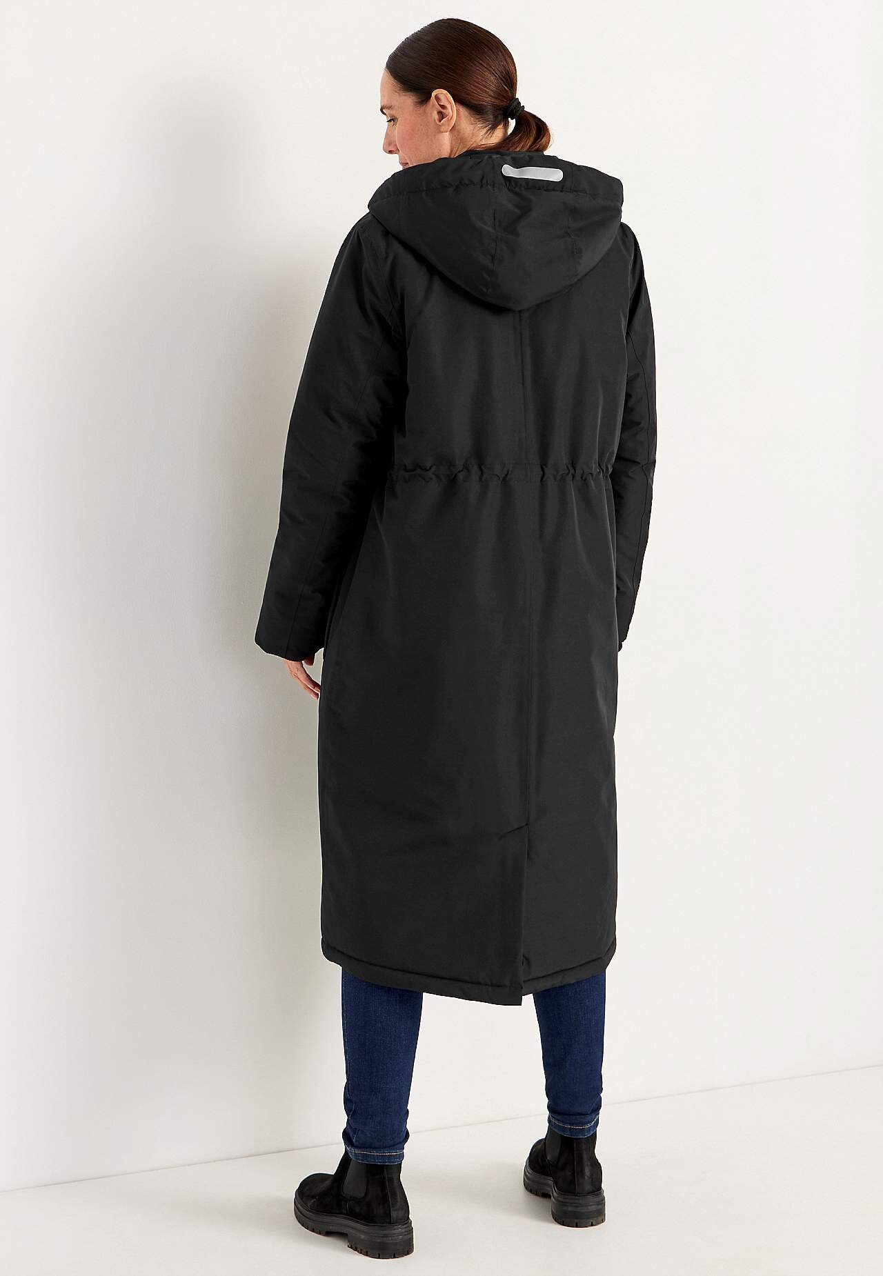Funksjonell, varm-foret, lang parkas