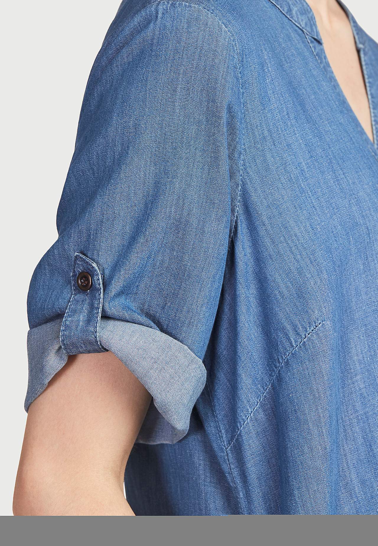 Denimkjole i mykvasket denim