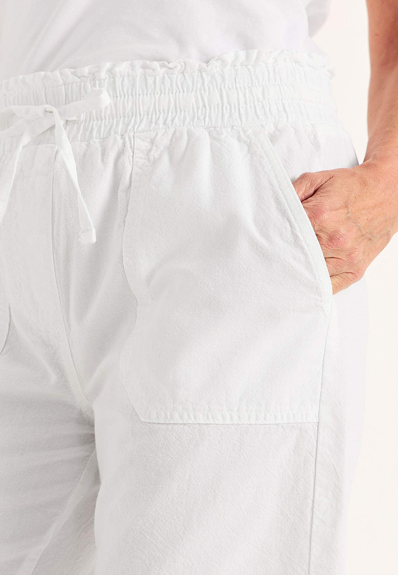 Shorts i vasket bomull Jade