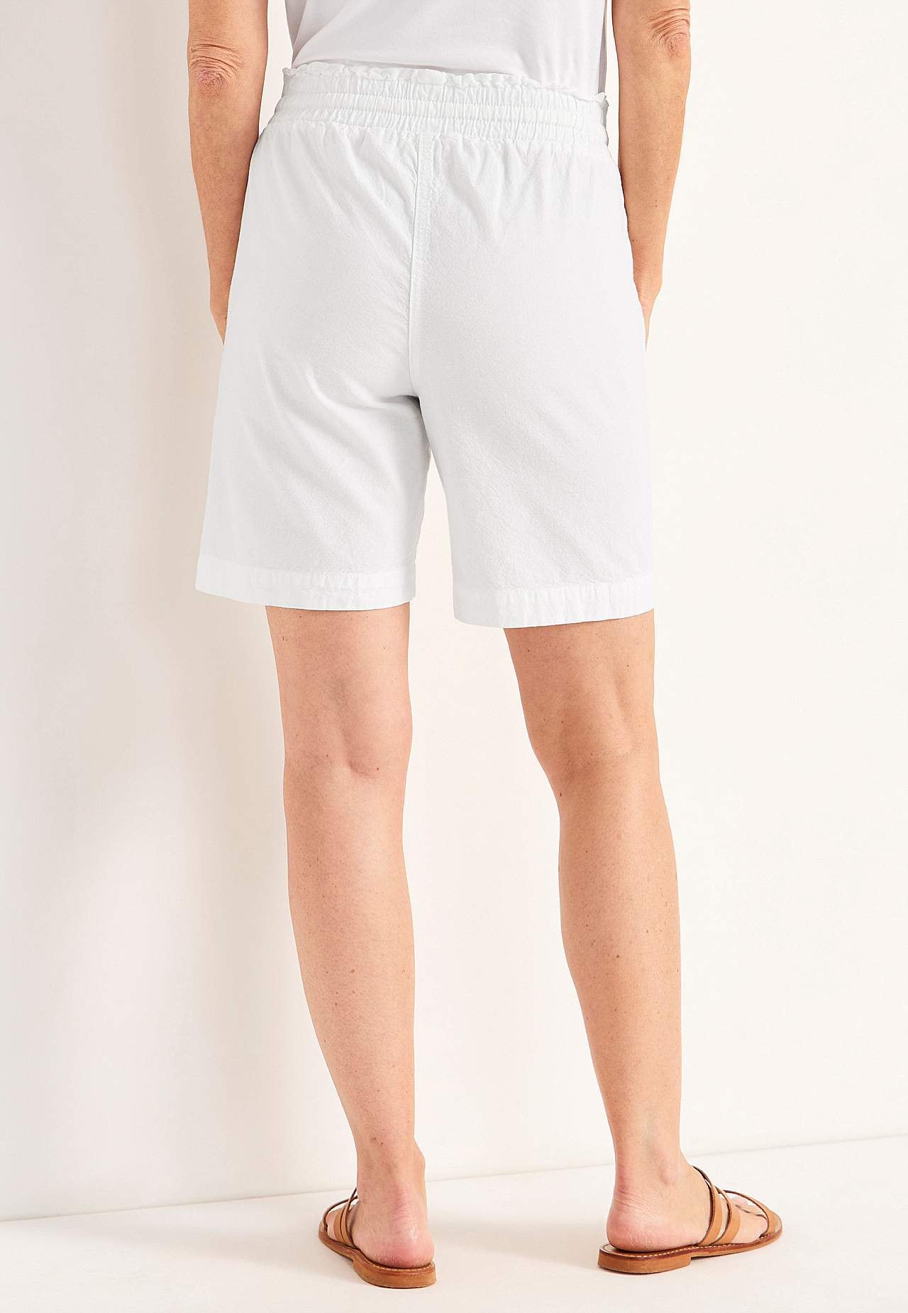 Shorts i vasket bomull Jade