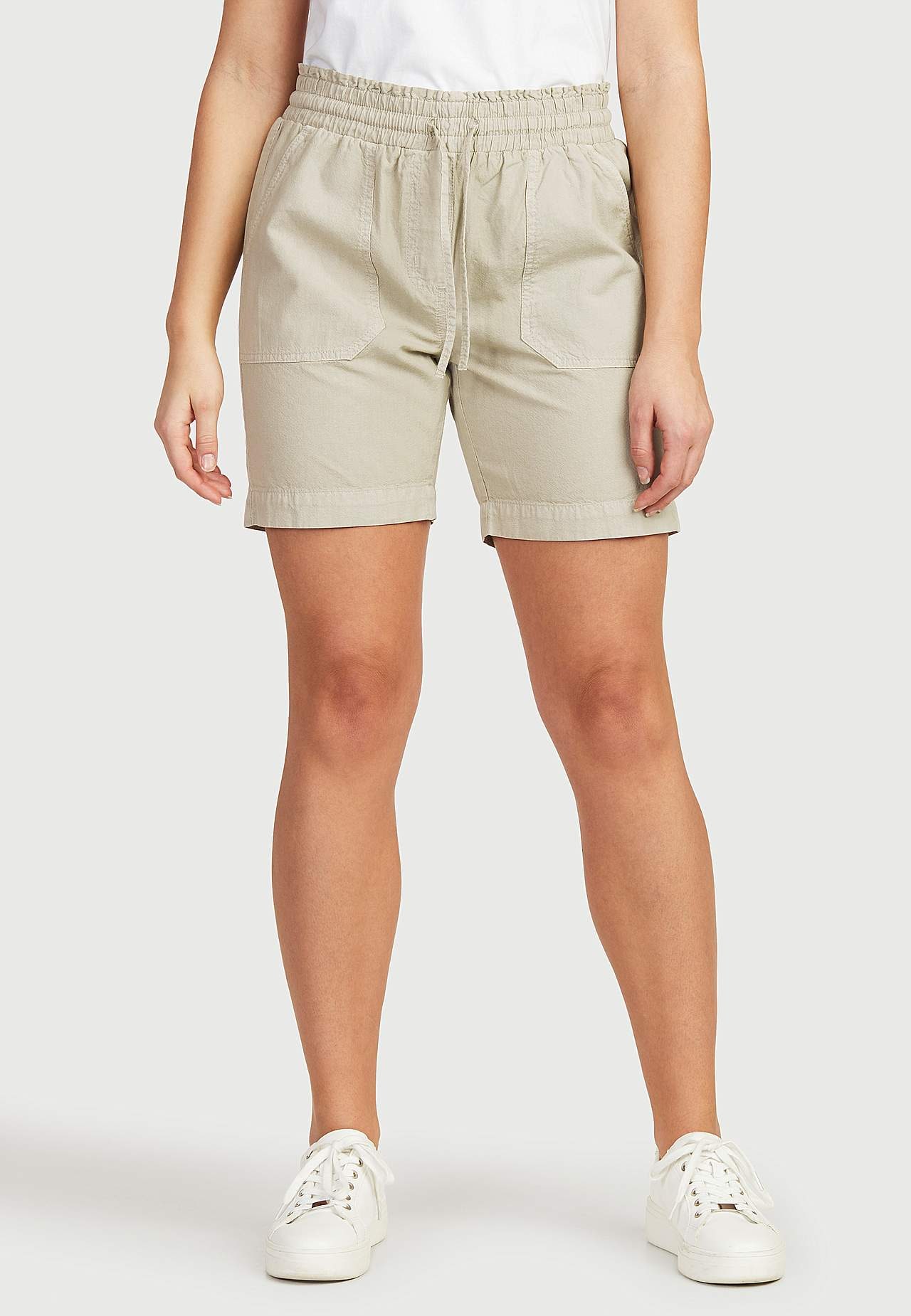 Shorts i vasket bomull Jade