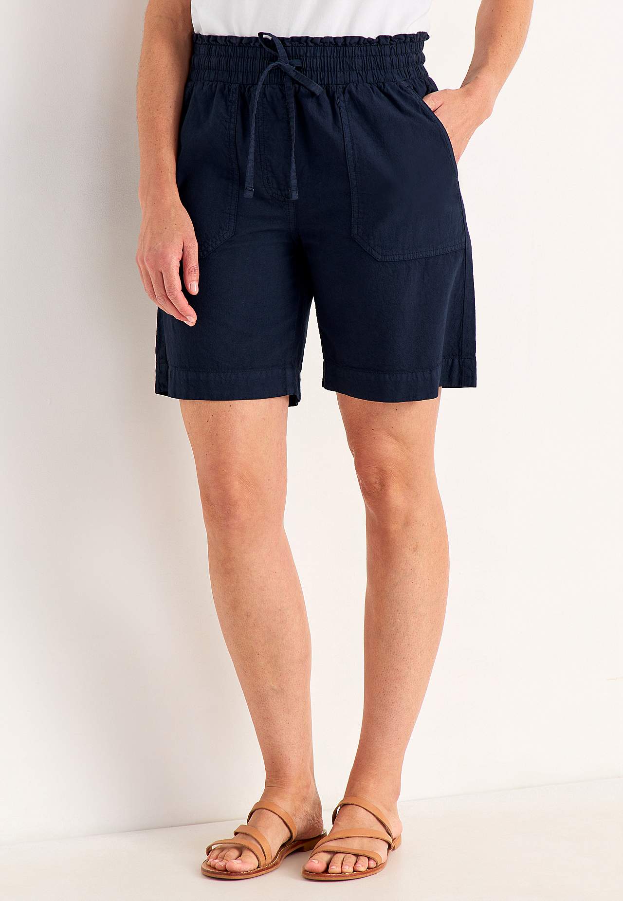 Shorts i vasket bomull Jade