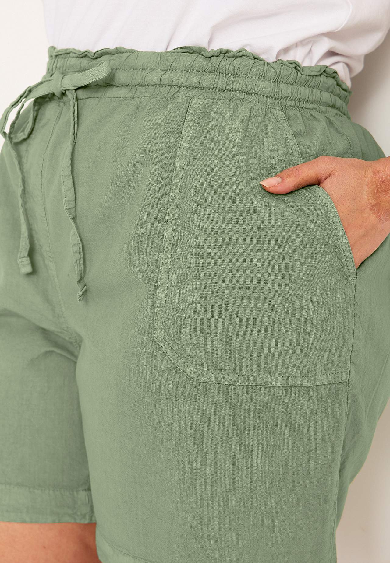 Shorts i vasket bomull Jade