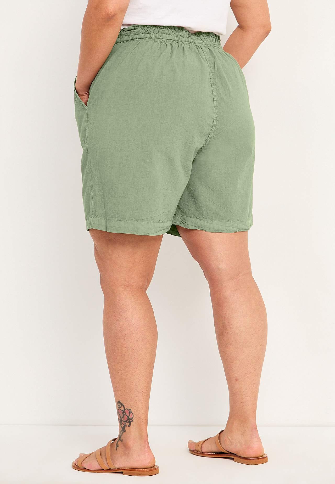 Shorts i vasket bomull Jade