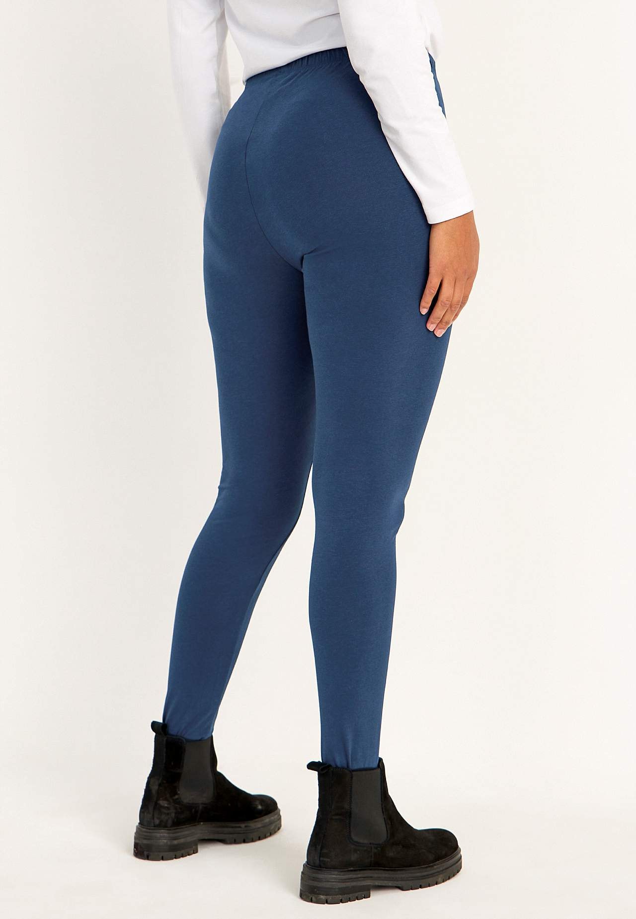 Leggings i bomull 2-pack