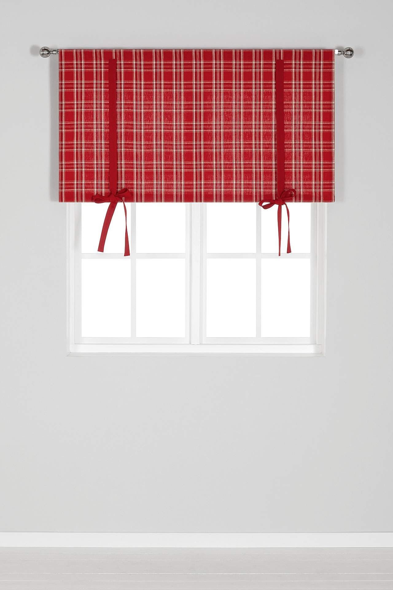 Rutete julegardin X-mas check