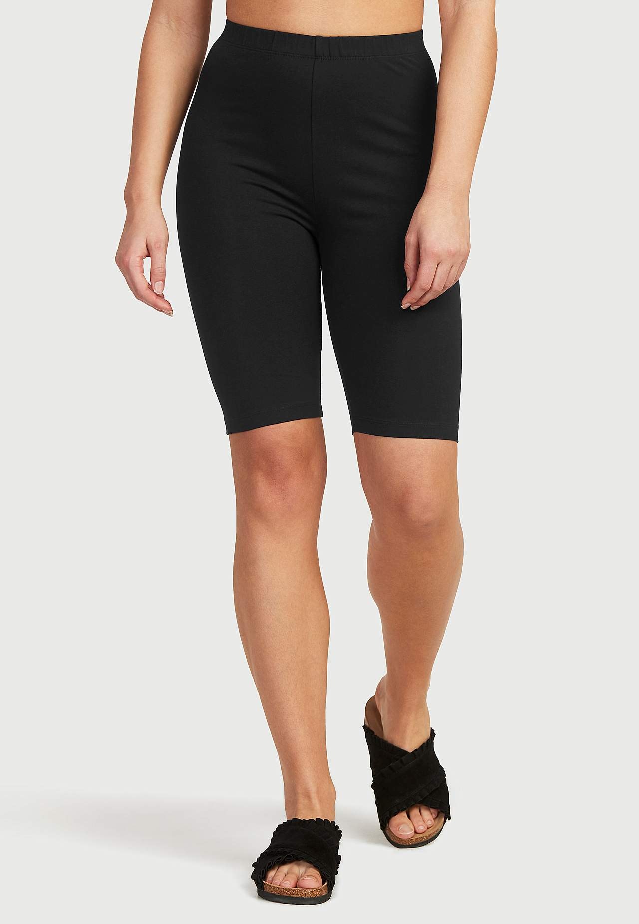 Komfortabel sykkelshorts i organisk bomull Tindra 2-pack
