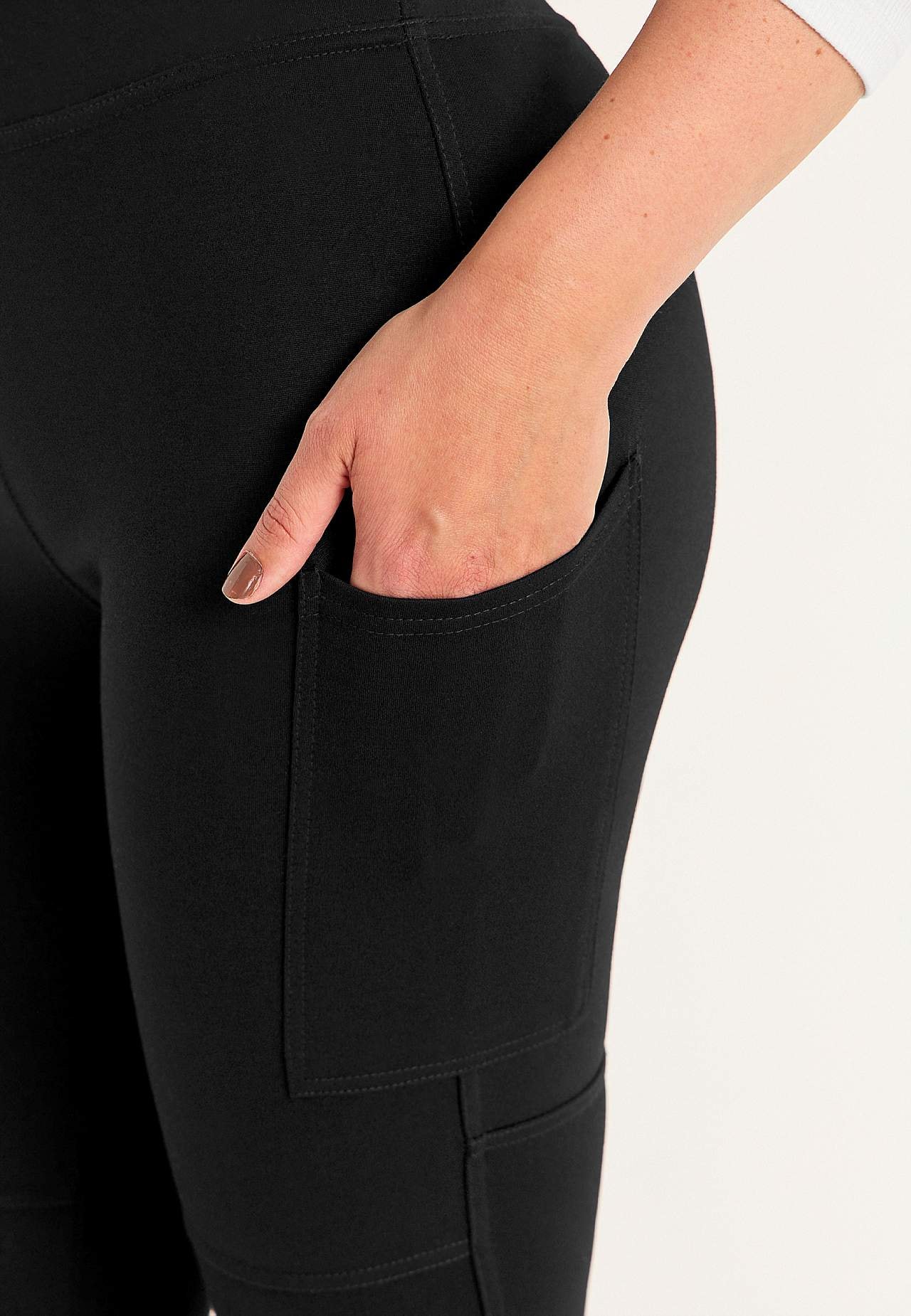 Leggings med sidelommer