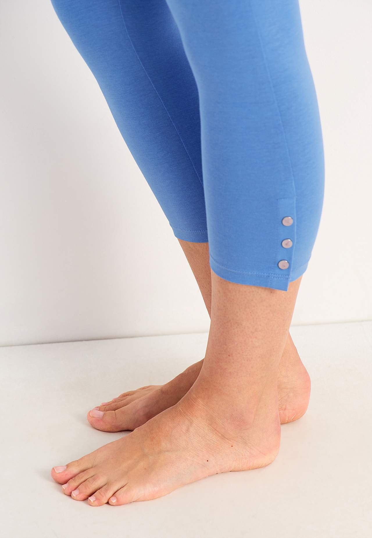 Caprileggings med fine knappedetaljer Milly 2-pack