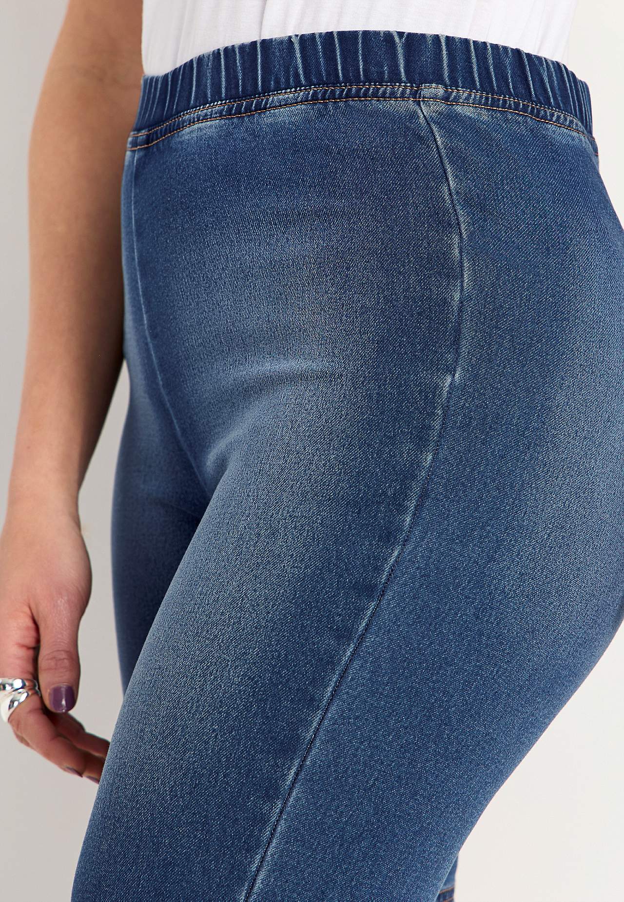 Sykkelshorts i denim