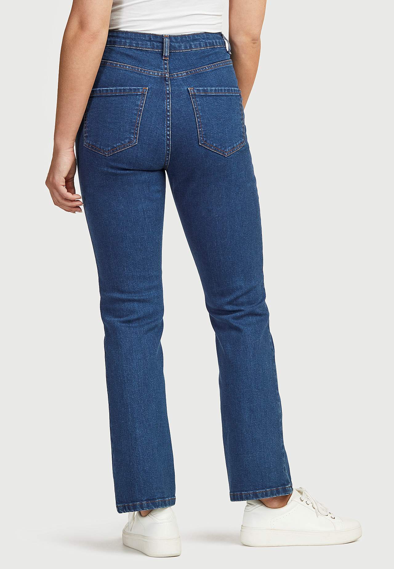 Rette jeans i organisk bomull Nissan