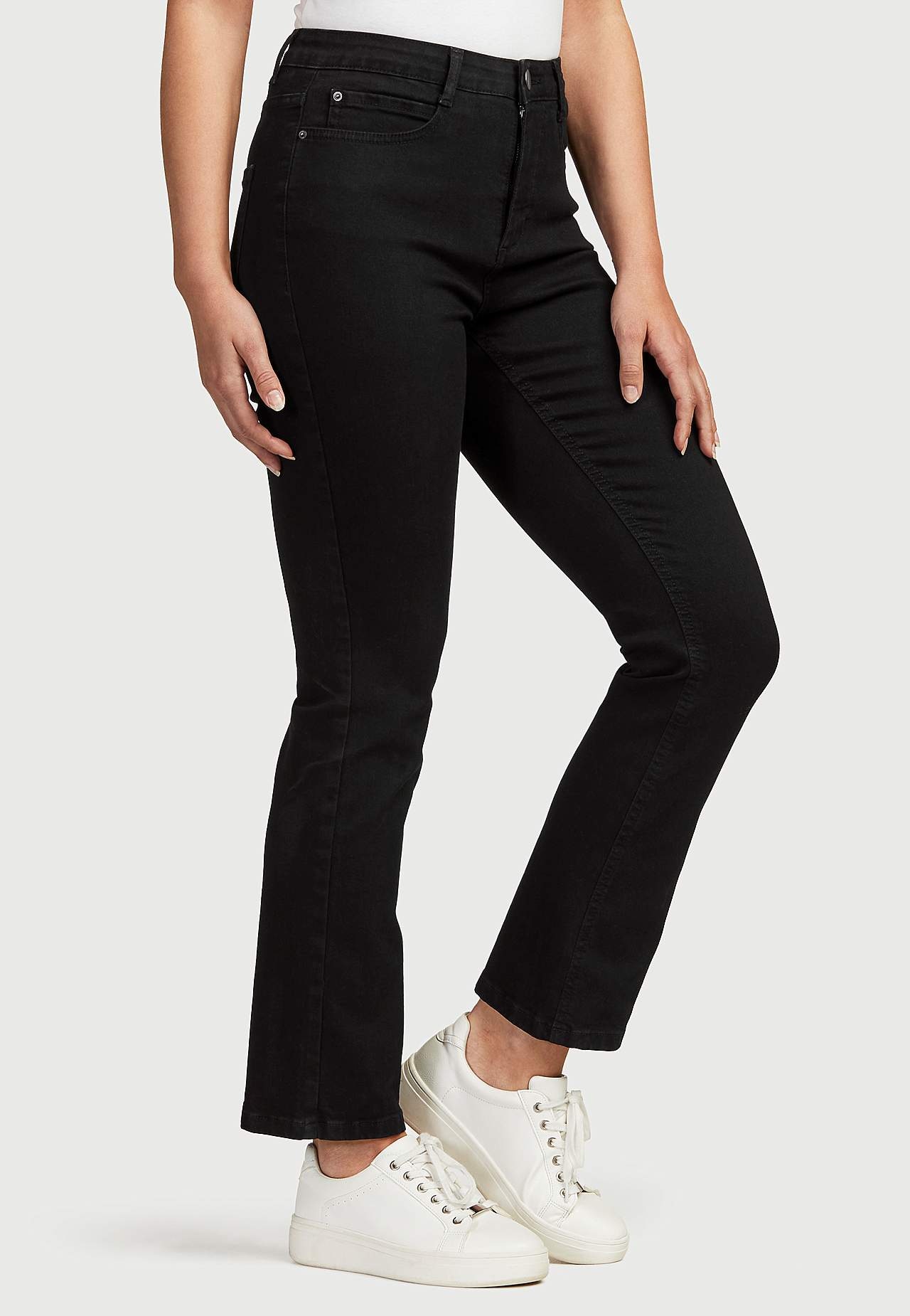 Rette jeans i organisk bomull Nissan