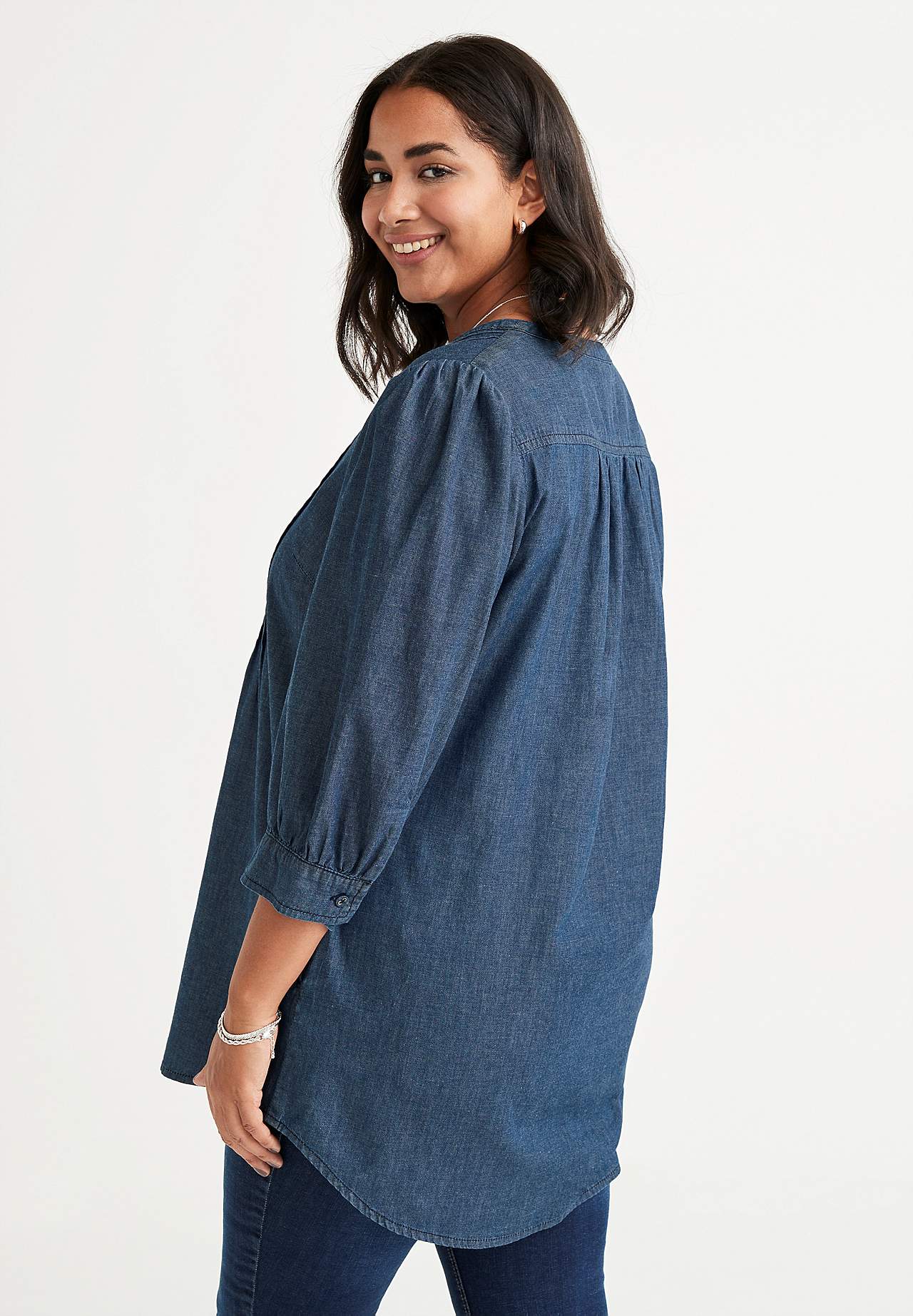 Tunika i denim Eivor