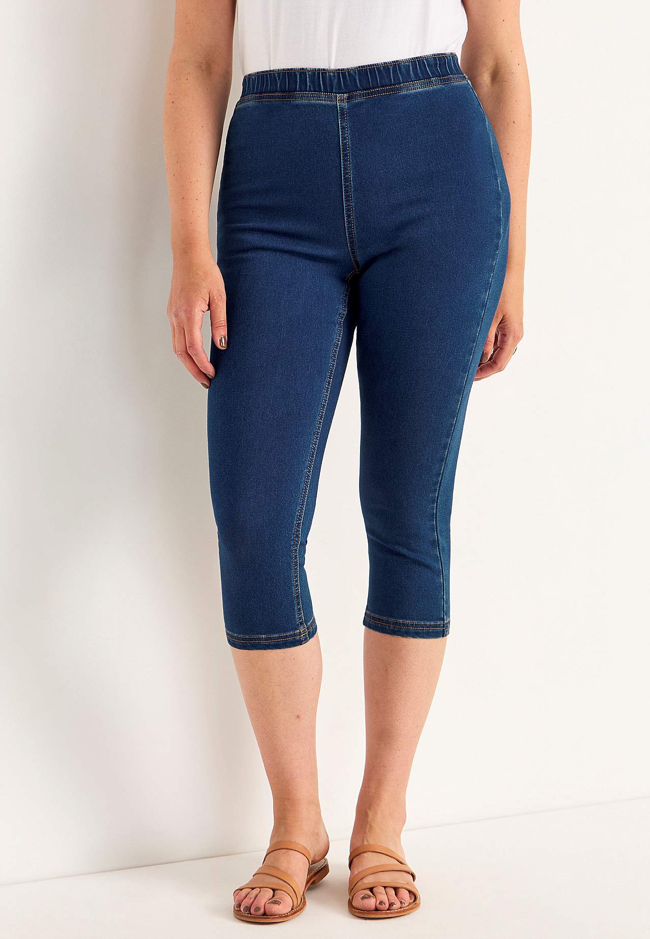 Caprileggings i denim Olga