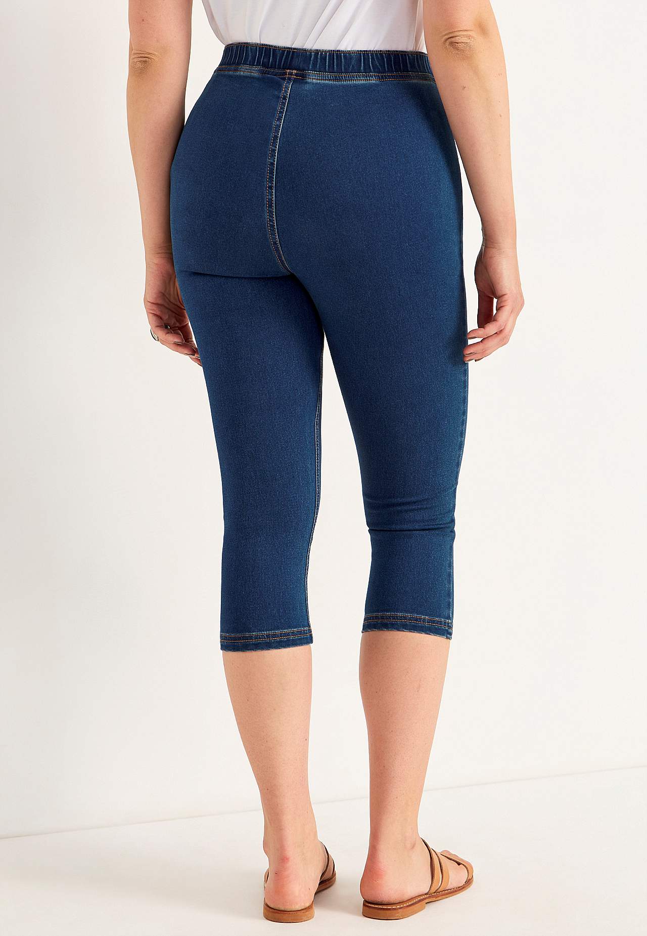 Caprileggings i denim Olga