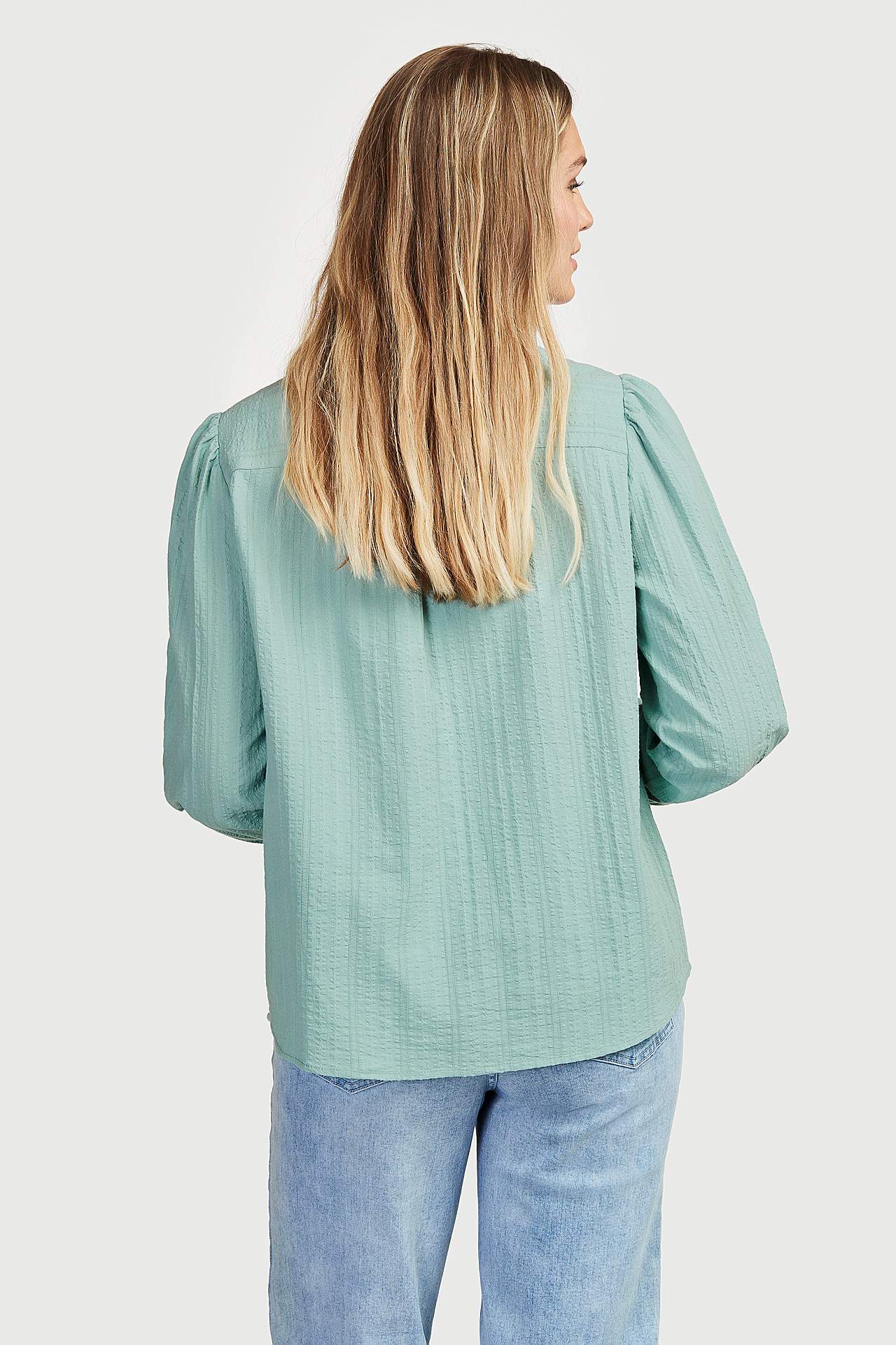 Jacquard-mønster bluse Darlene