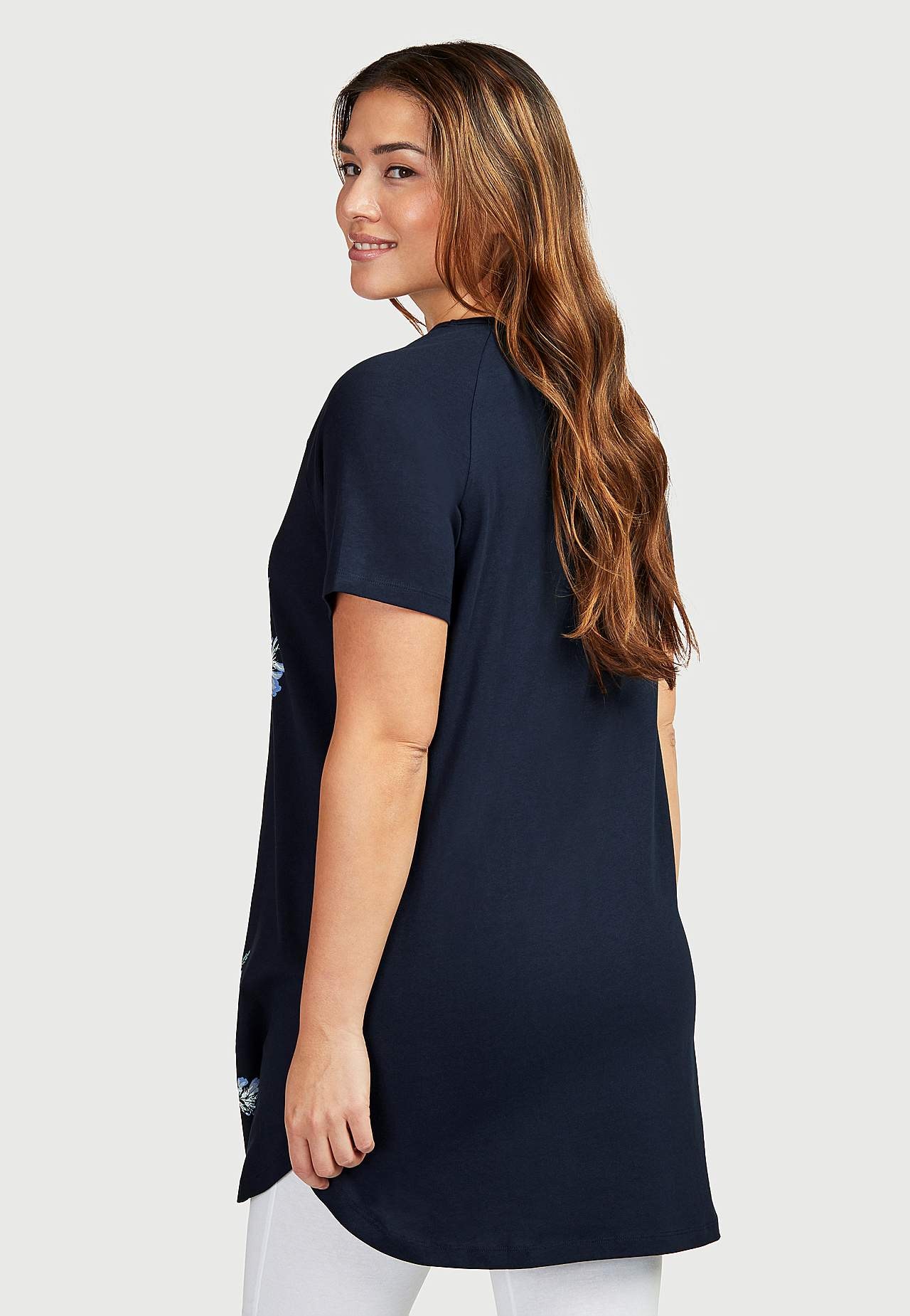 Mønstrede jerseytunikaer Ylva 2-pack
