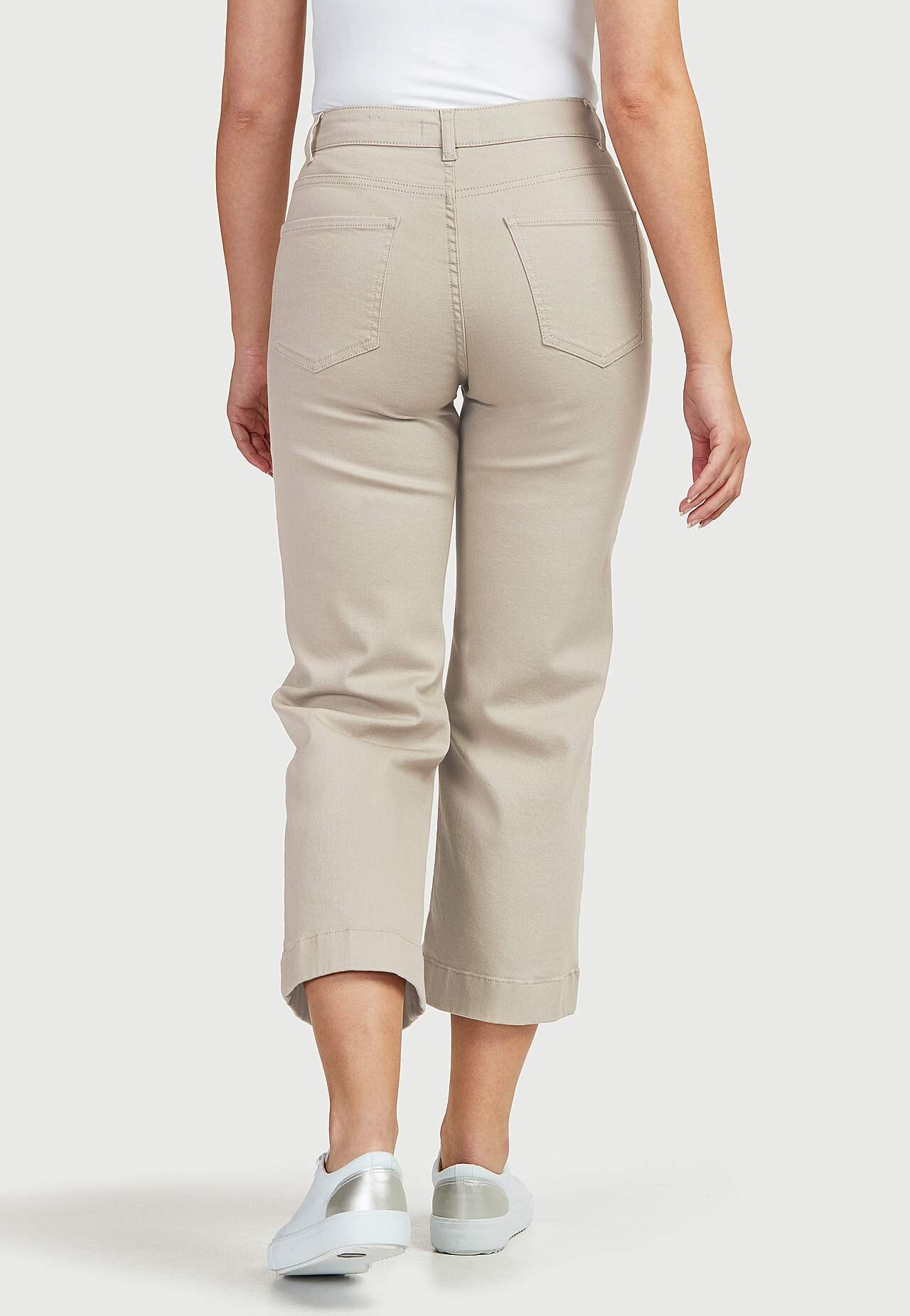 Ankellange stretchjeans Adina
