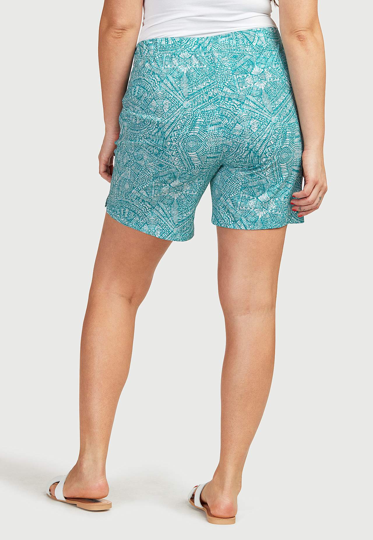 Mønstret shorts i jersey Mia