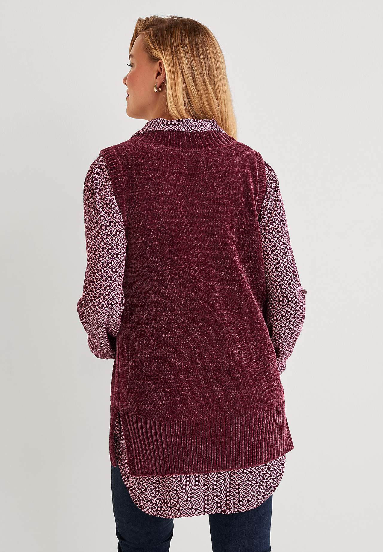 Myk vest i chenille