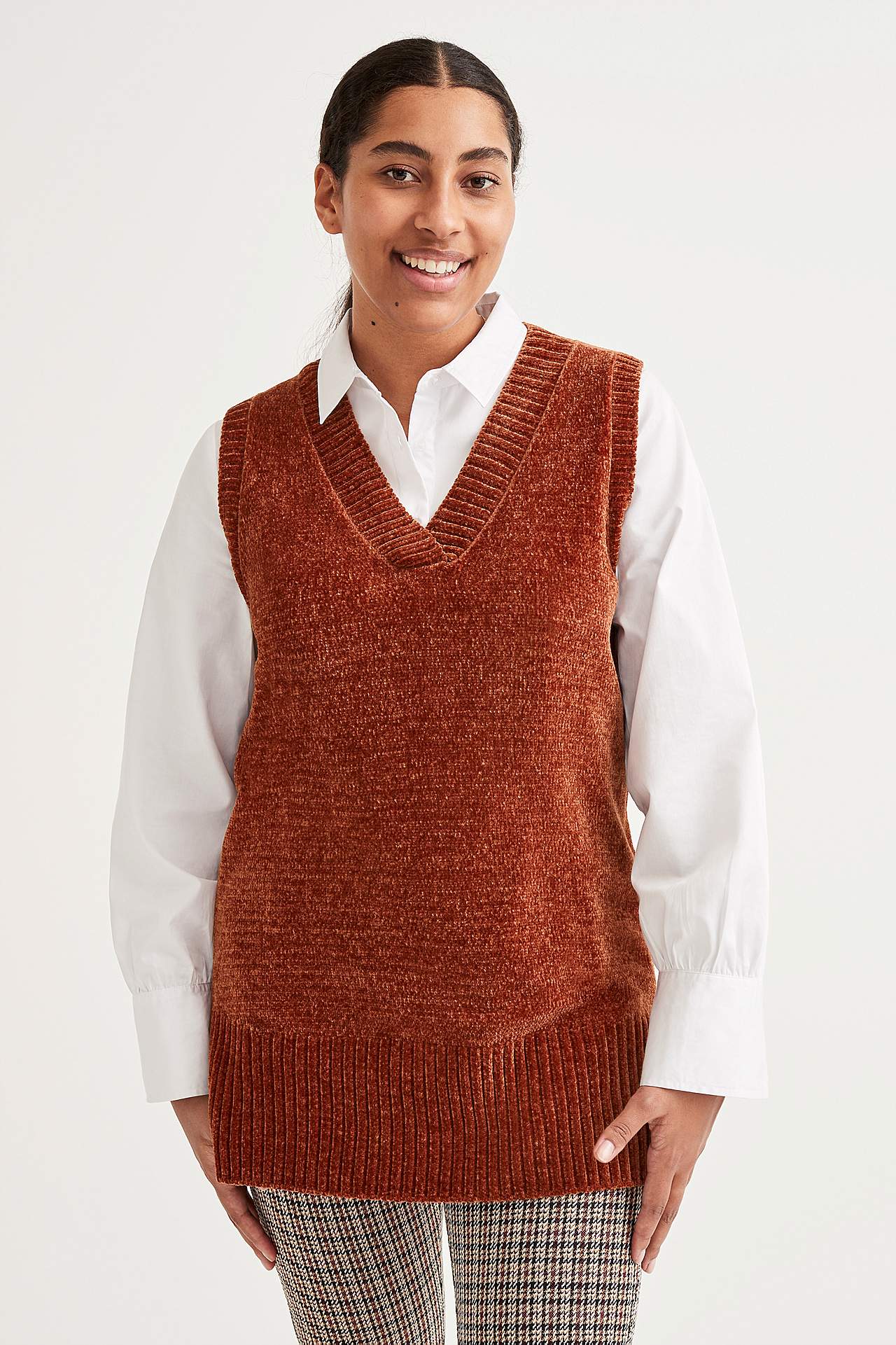 Myk vest i chenille