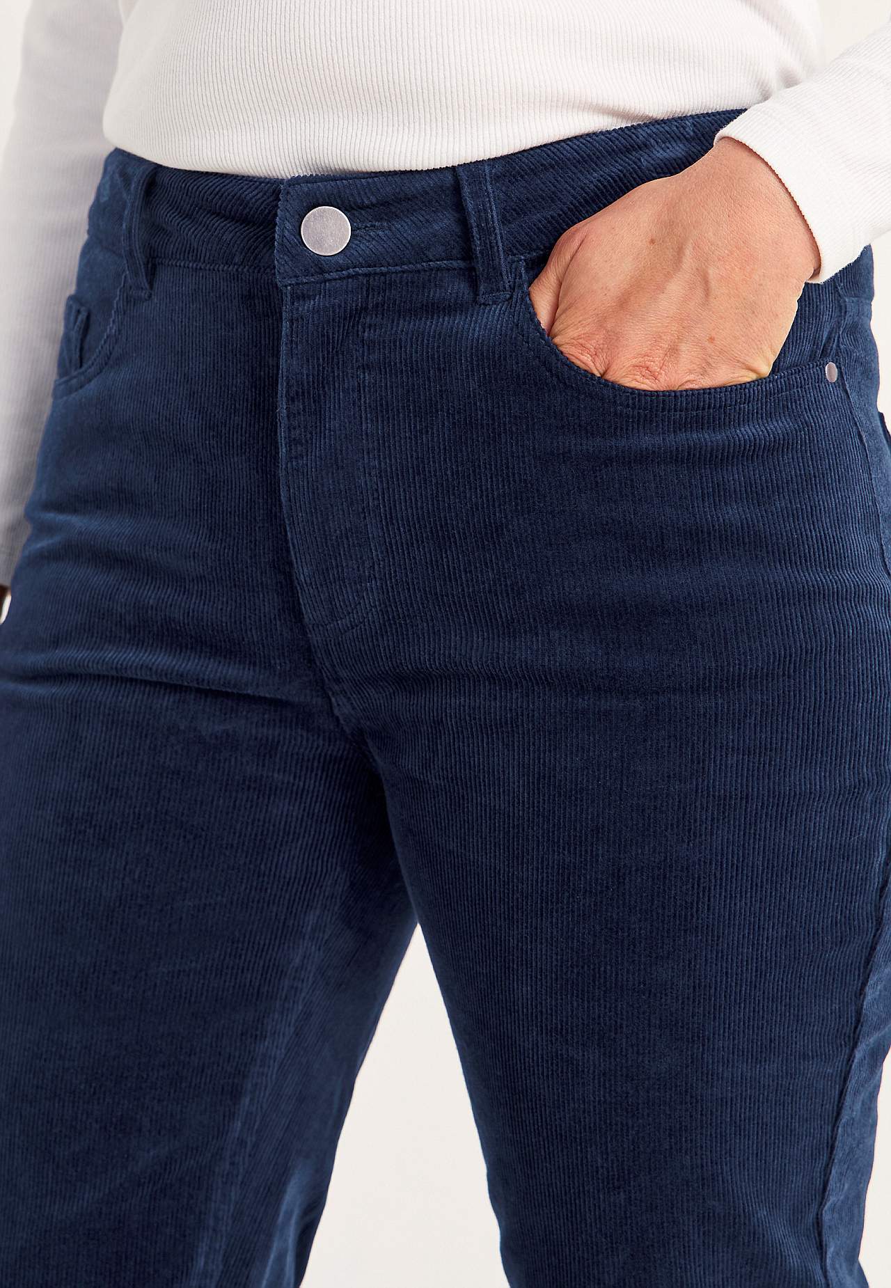 Stretchy kordfløyelsbukse