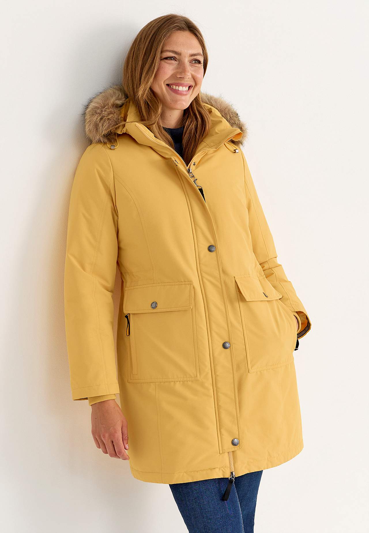 Varm-foret parkas Ice