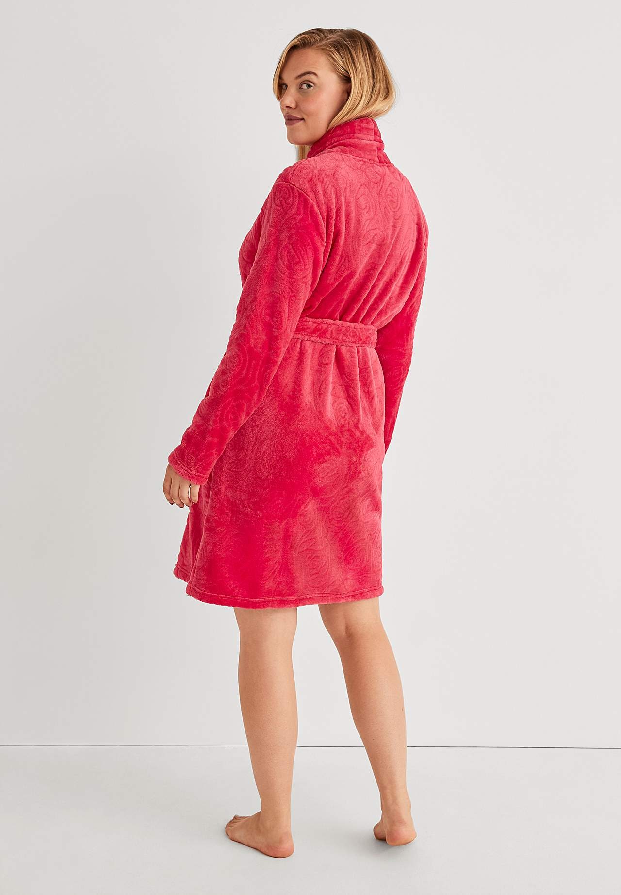 Morgenkåpe i myk fleece