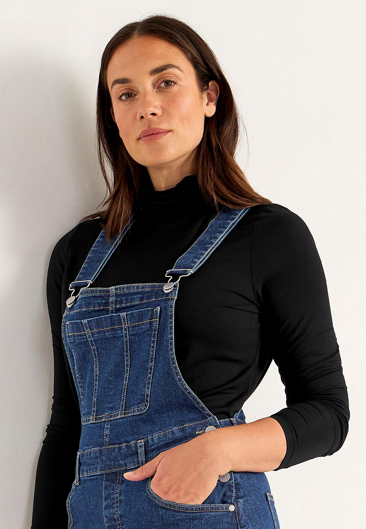 Dongerikjole i denim