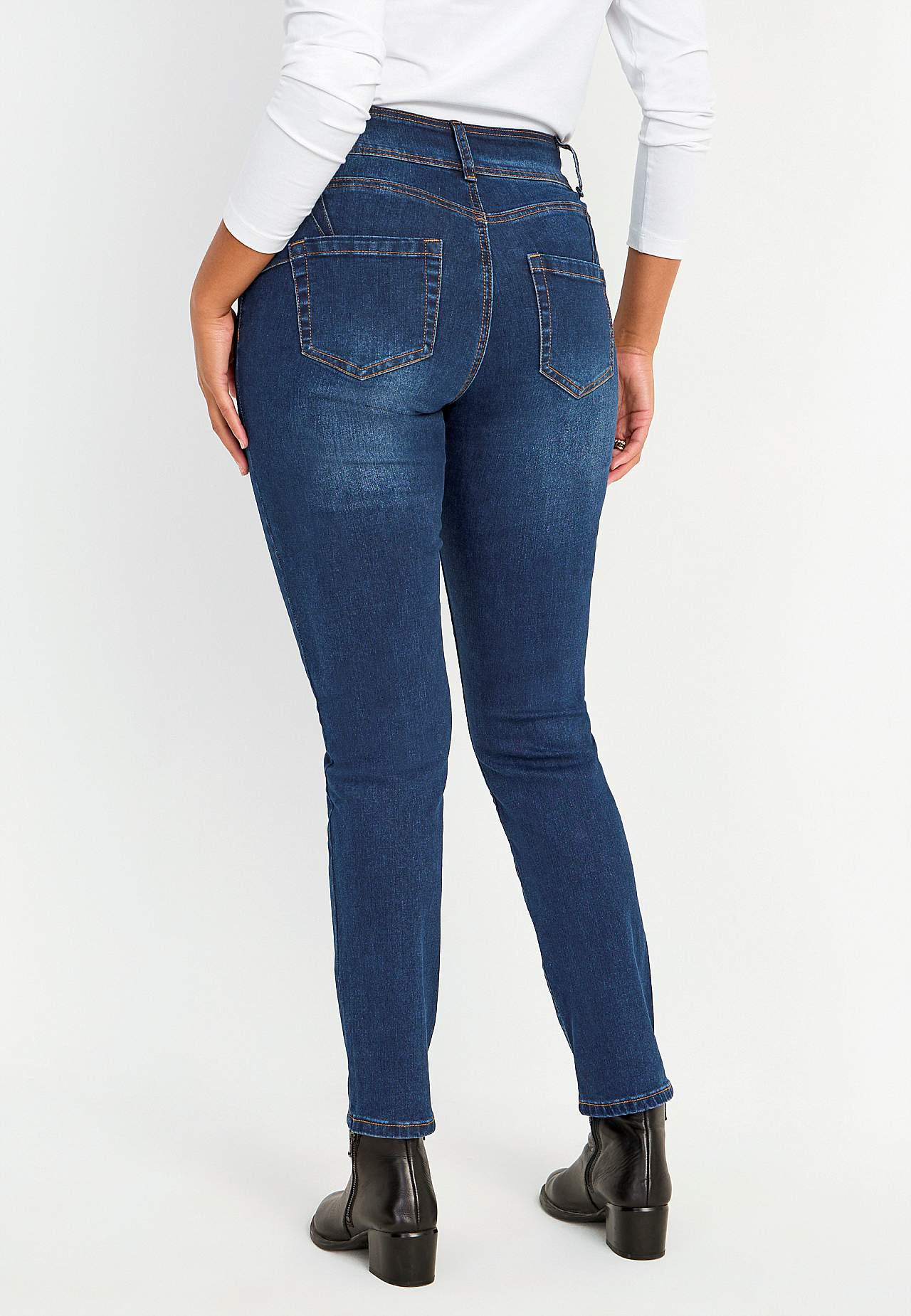 Shaping jeans med stretch