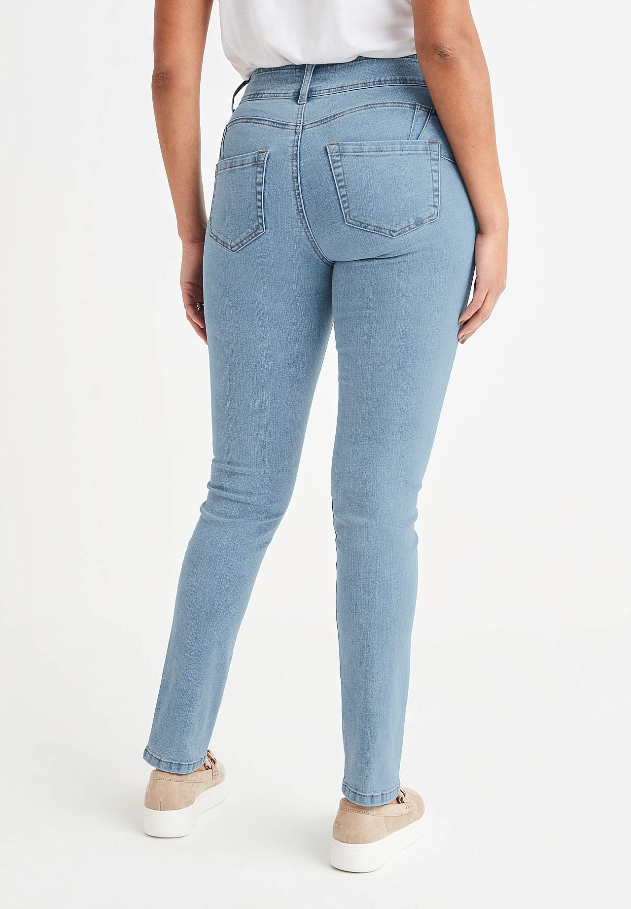 Shaping jeans med stretch