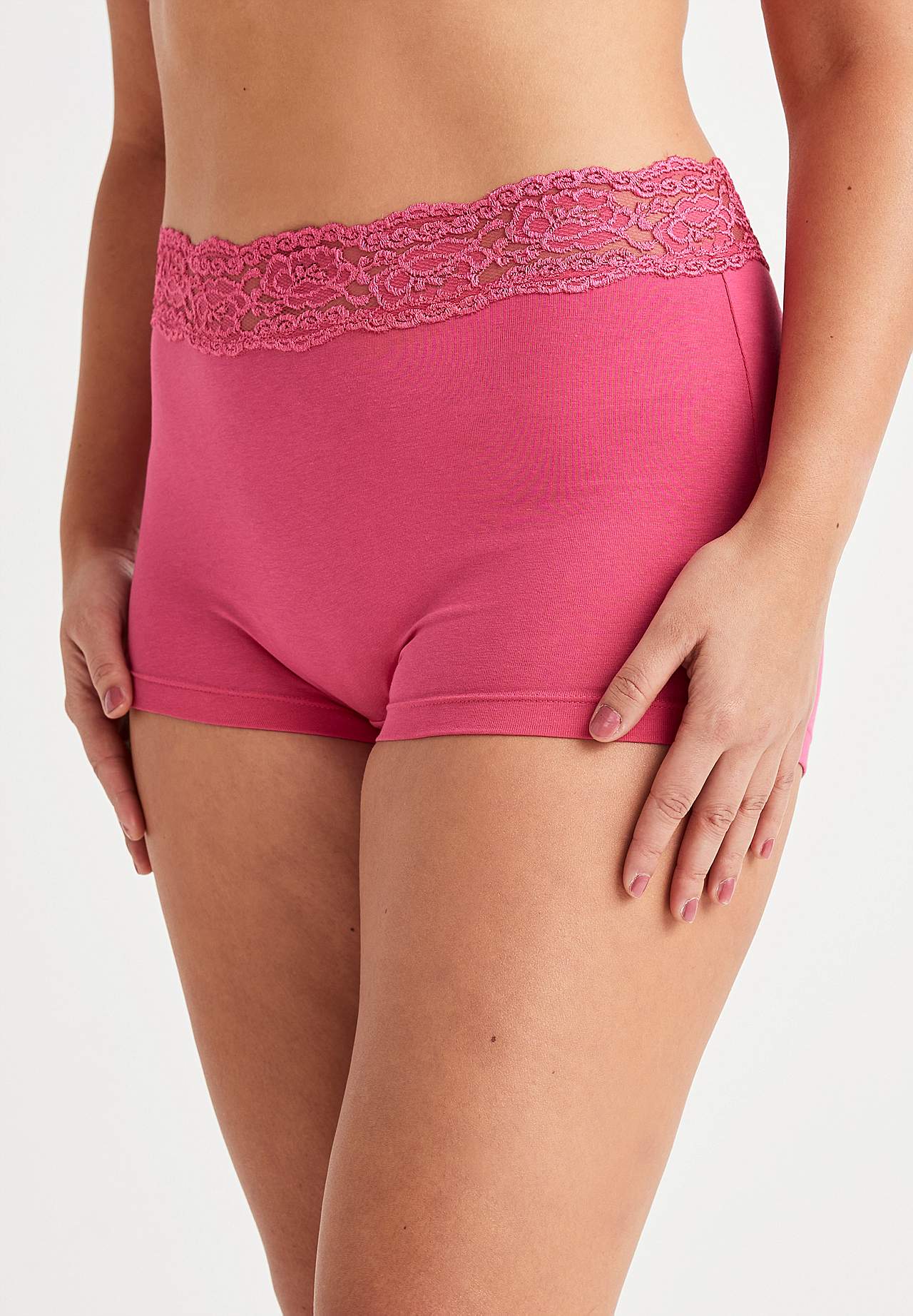 Boksertruse med blonder Julia 2-pack