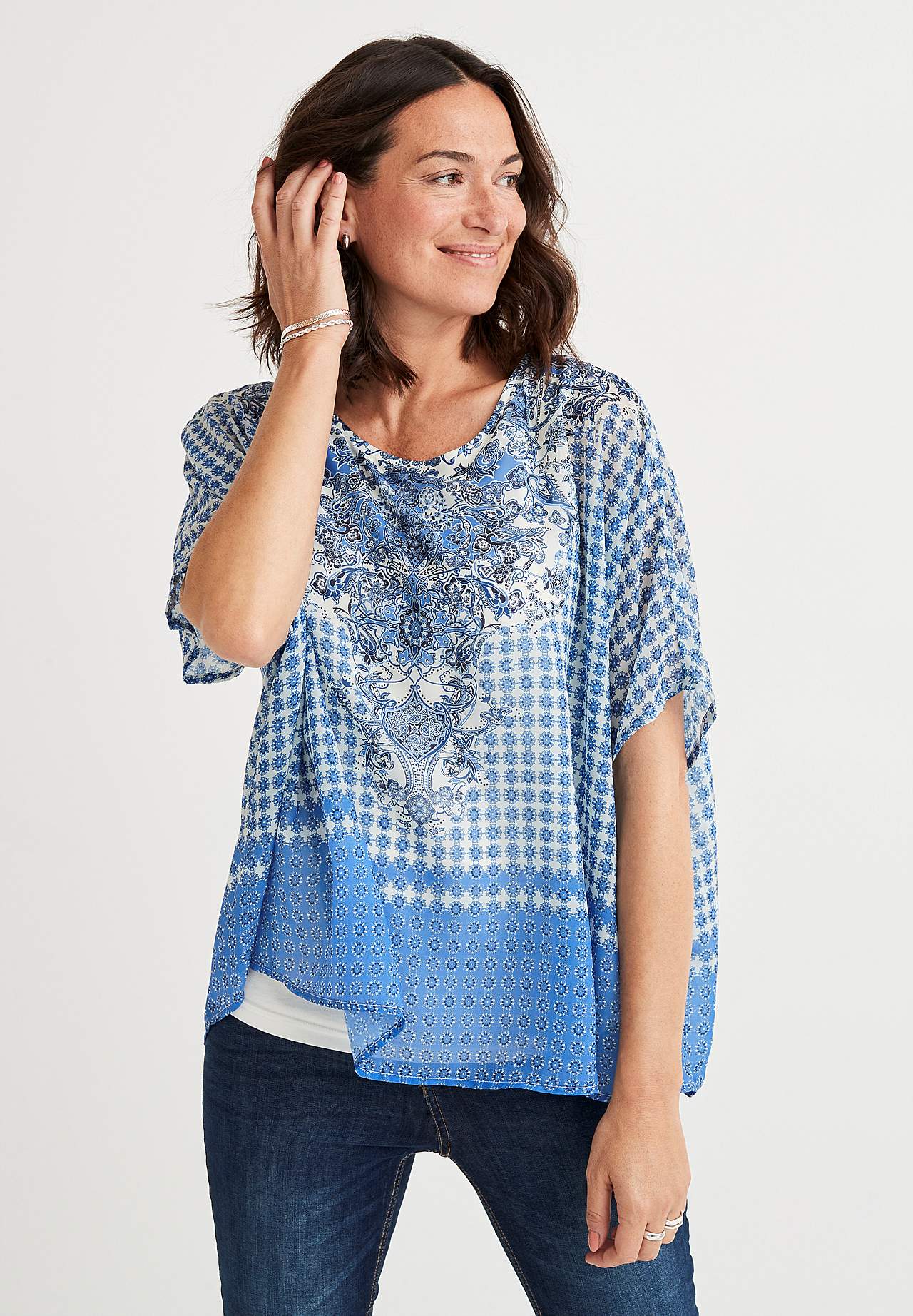 Chiffonbluse