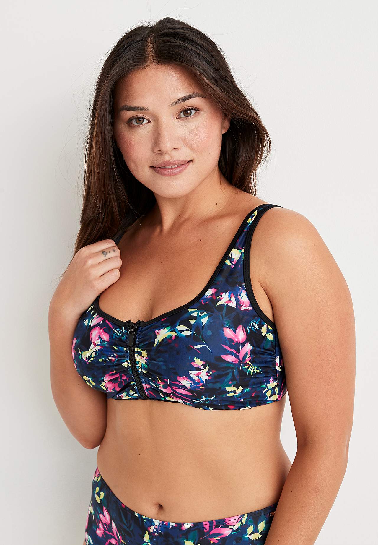 Mønstret bikini BH