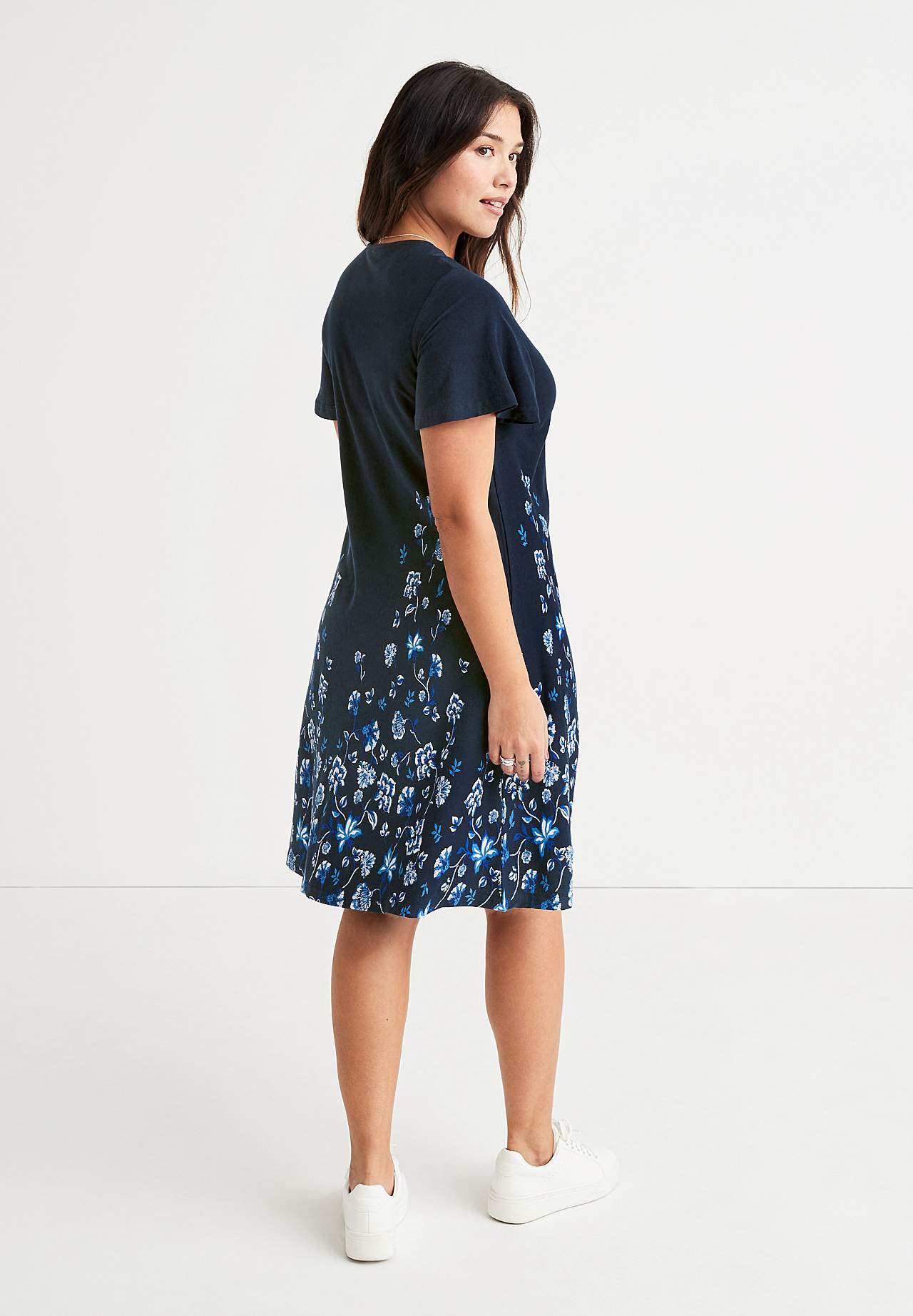 A-linjeformet Jersey-kjole Hanna