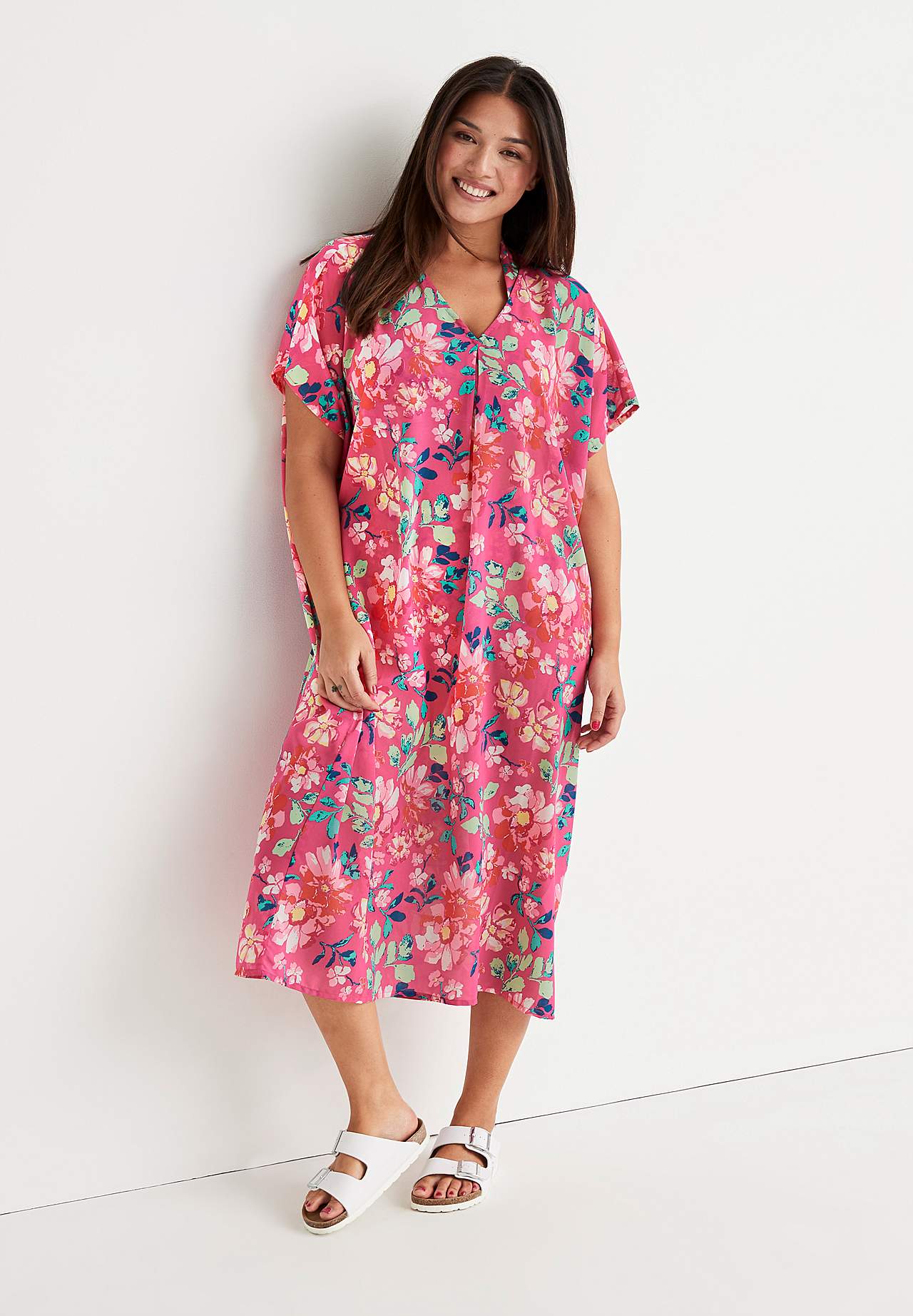 Blomstret kaftan Hornbaek