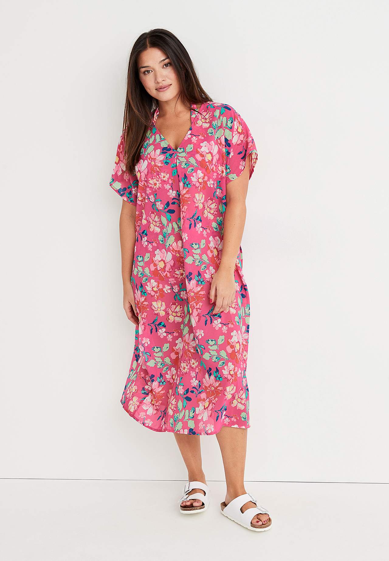 Blomstret kaftan Hornbaek