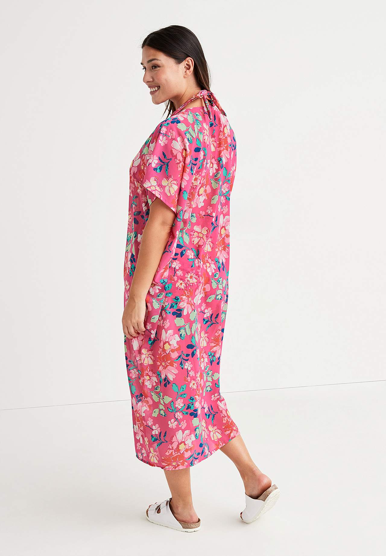 Blomstret kaftan Hornbaek