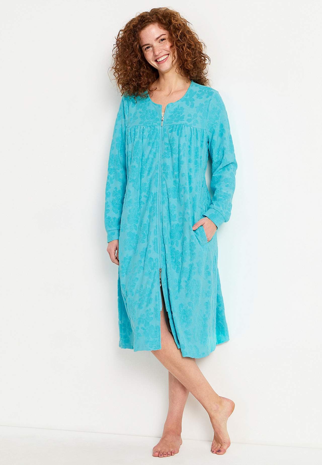 Morgenkåpe i bomullsjersey