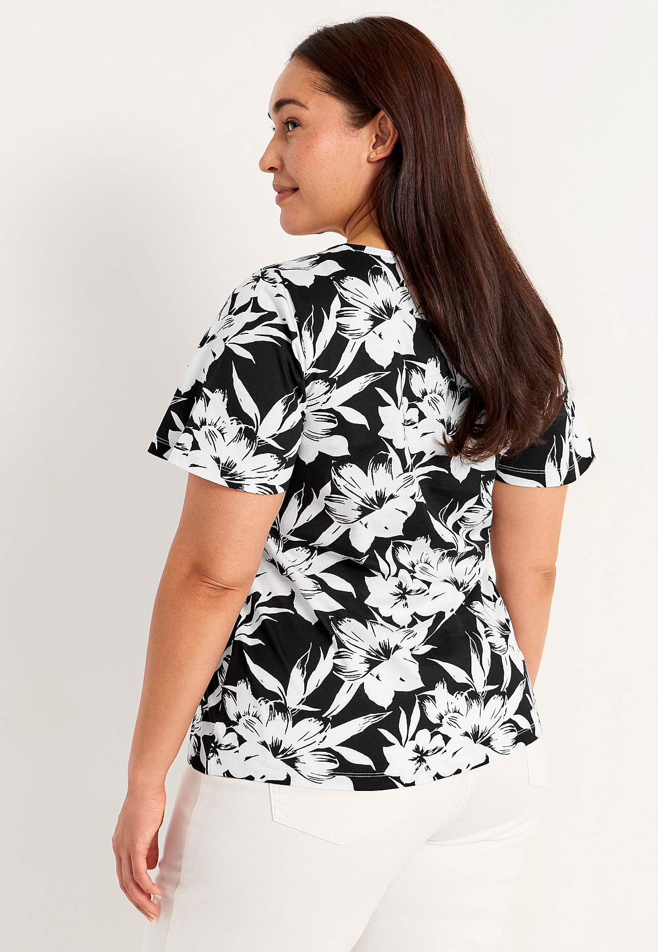 V-halset topp