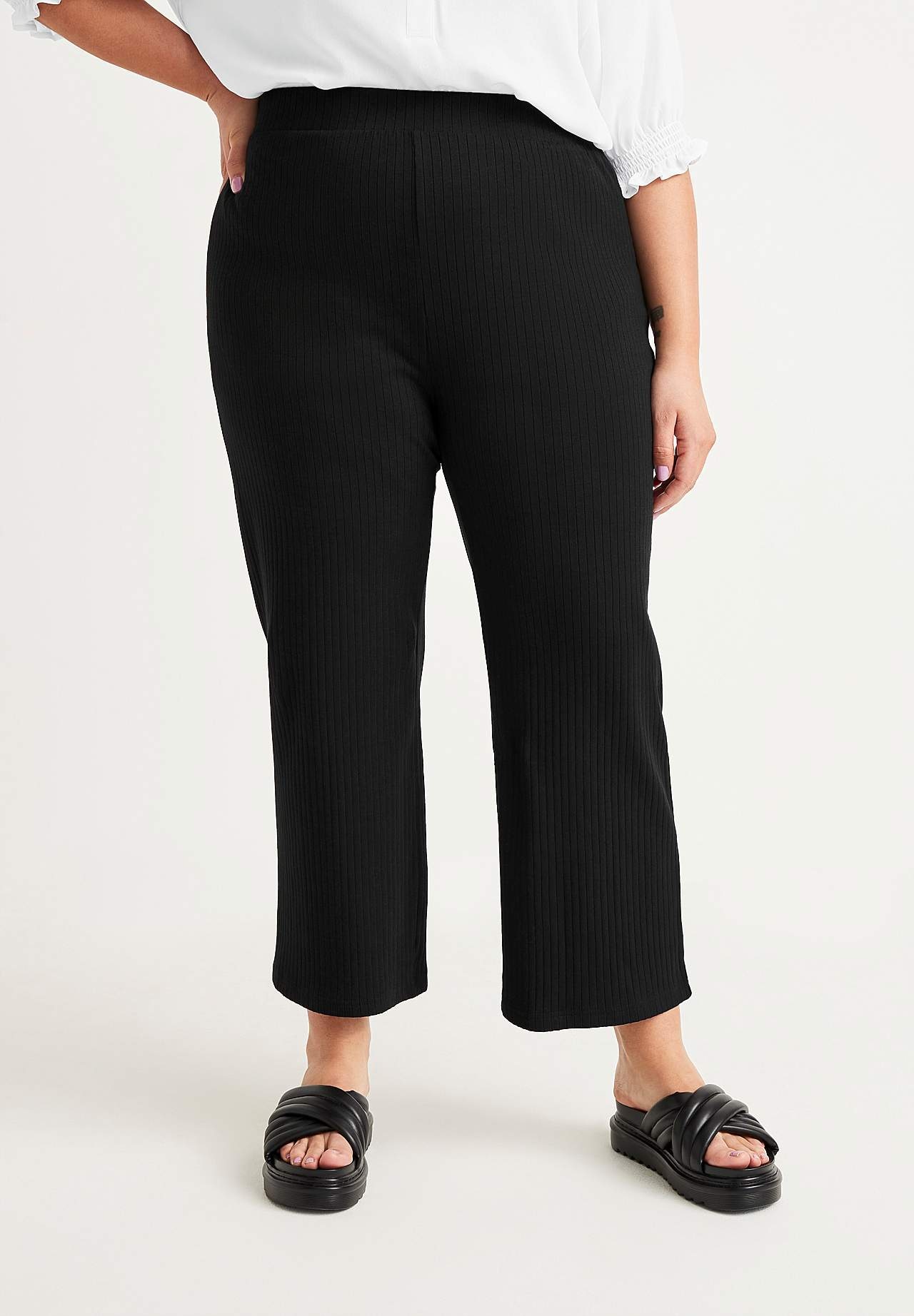 Ribbet culottes