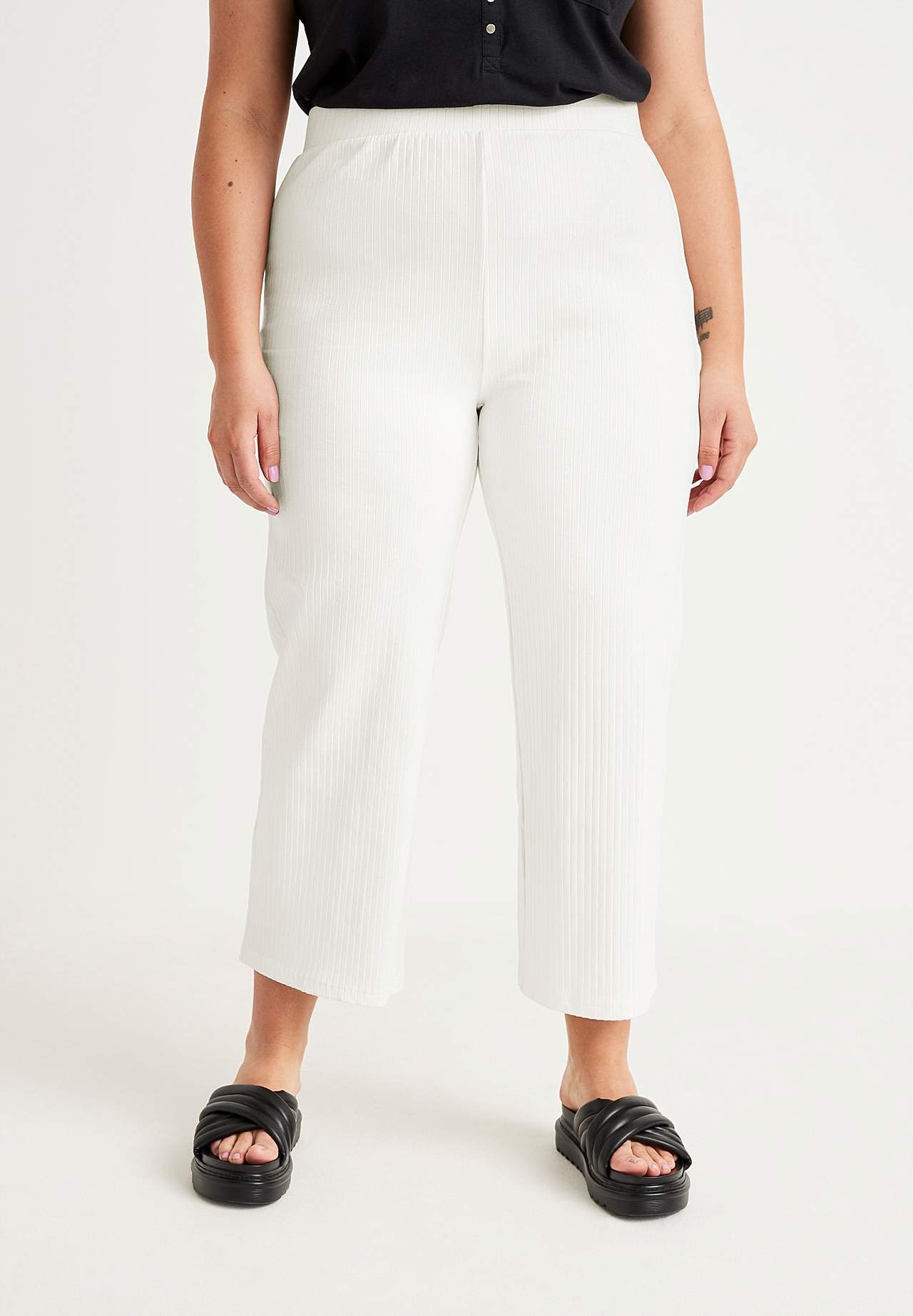 Ribbet culottes