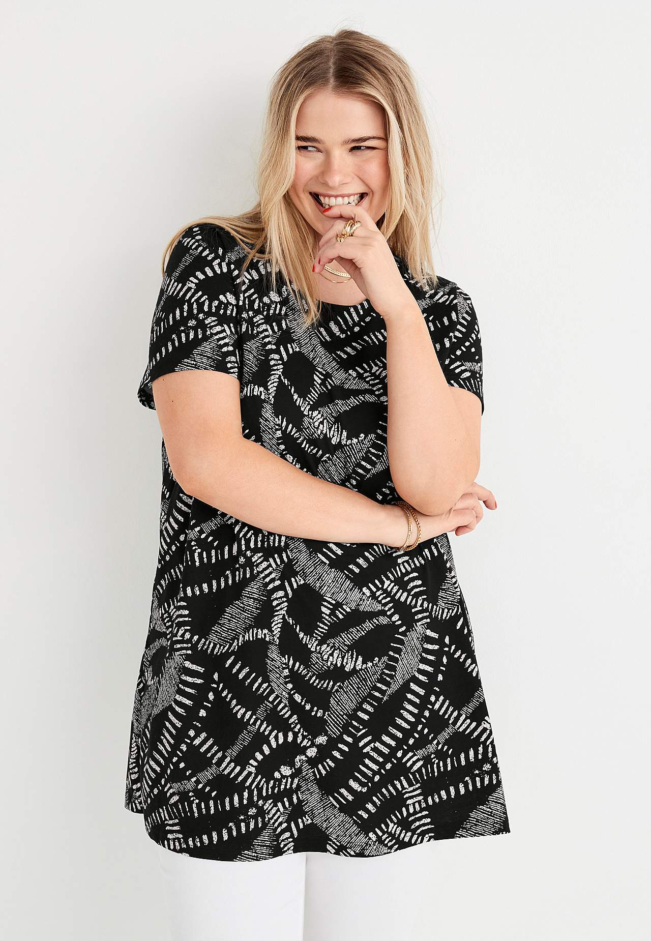 Lang jerseytunika Matilda