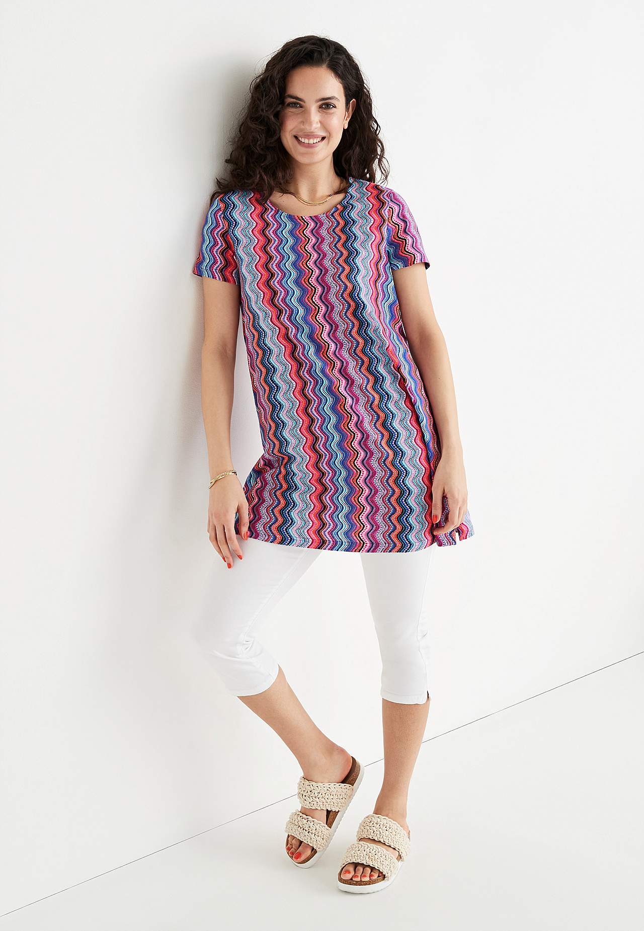 Lang jerseytunika Matilda