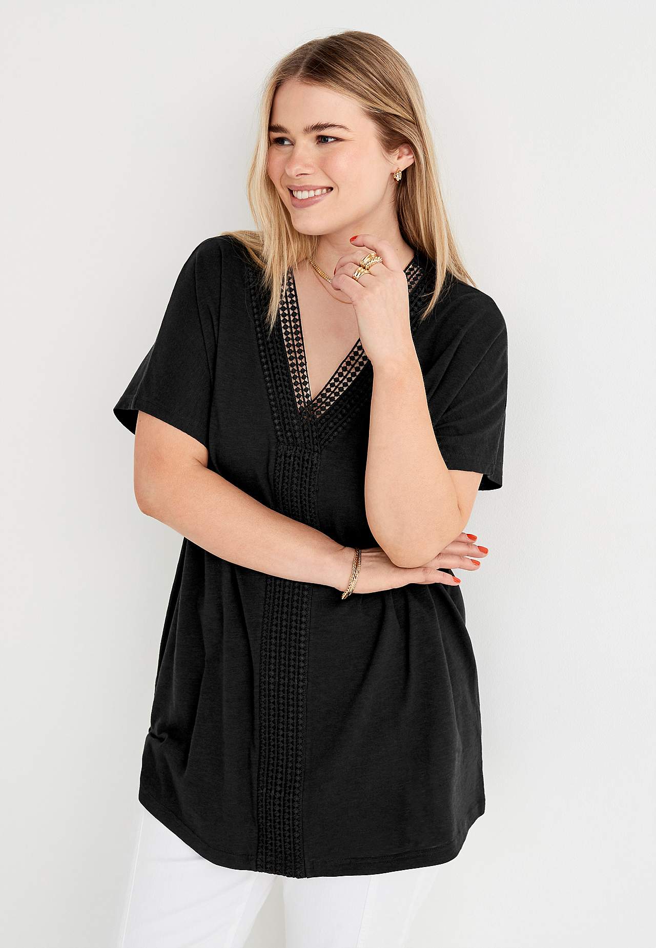 Kortermet jerseytunika