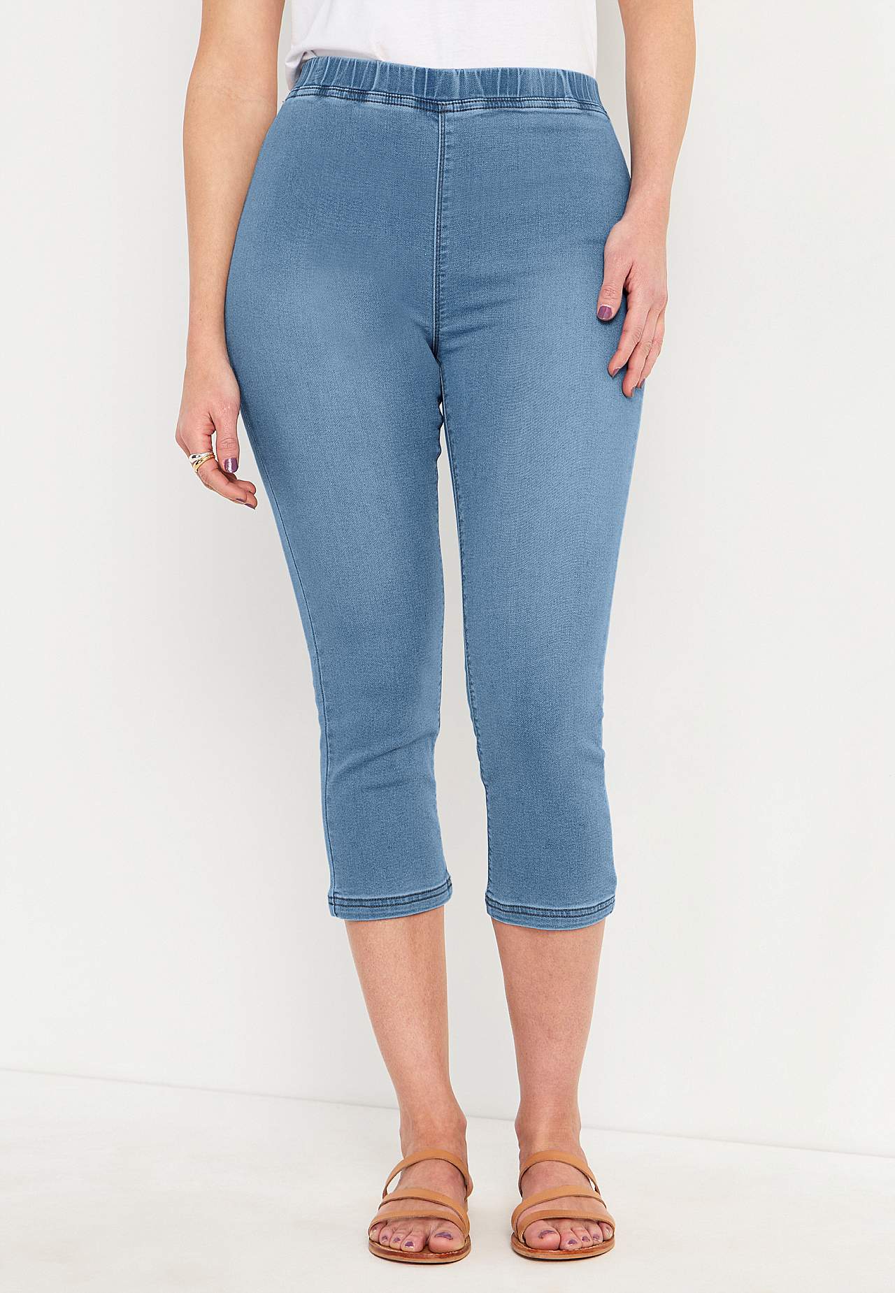 Caprileggings i denim Olga