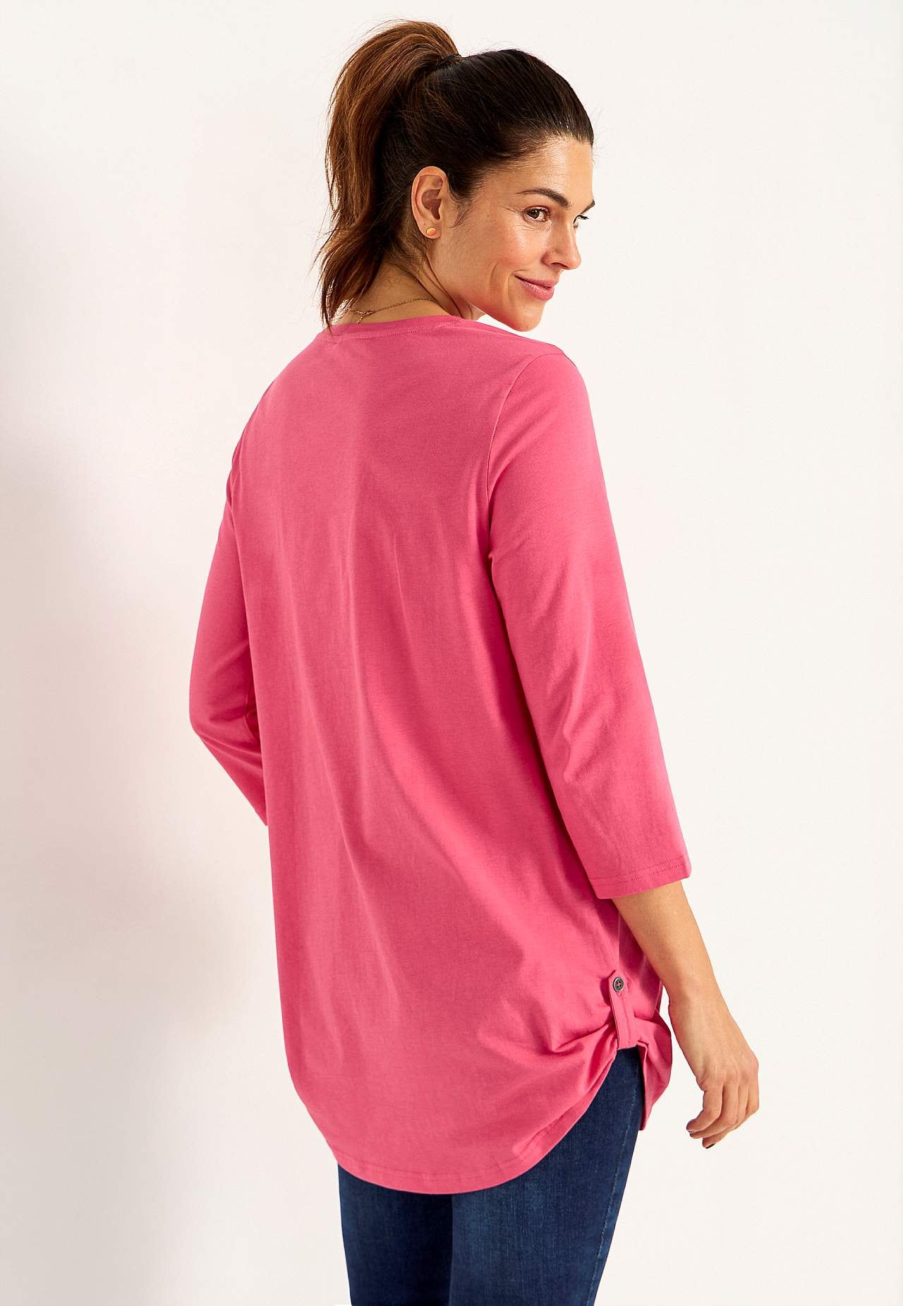 Jerseytunika med 3/4 erme 2-pack