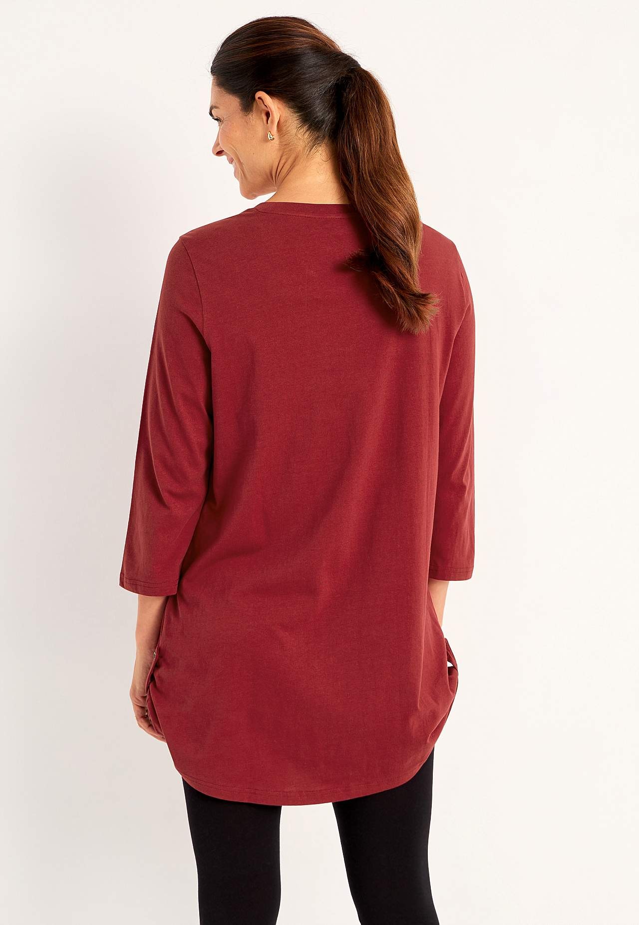 Jerseytunika med 3/4 erme Alexia 2-pack